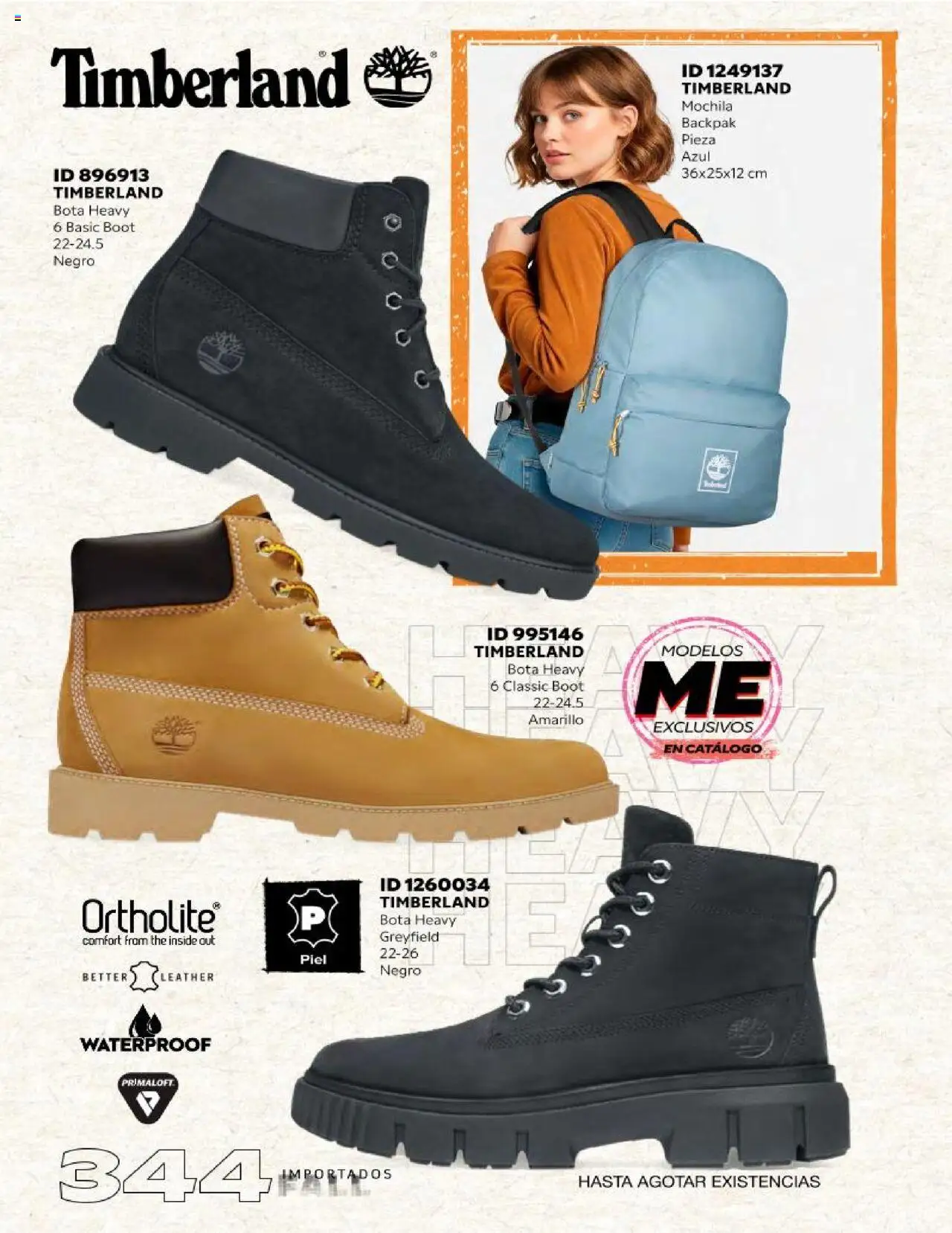 Nuevas ofertas de Price Shoes válidas en toda la República Mexicana desde el 18.10.2025. ¡Encuentra las mejores ofertas en Price Shoes catálogo Fall Importados segunda! | Página: 344 | Productos: Mochila
