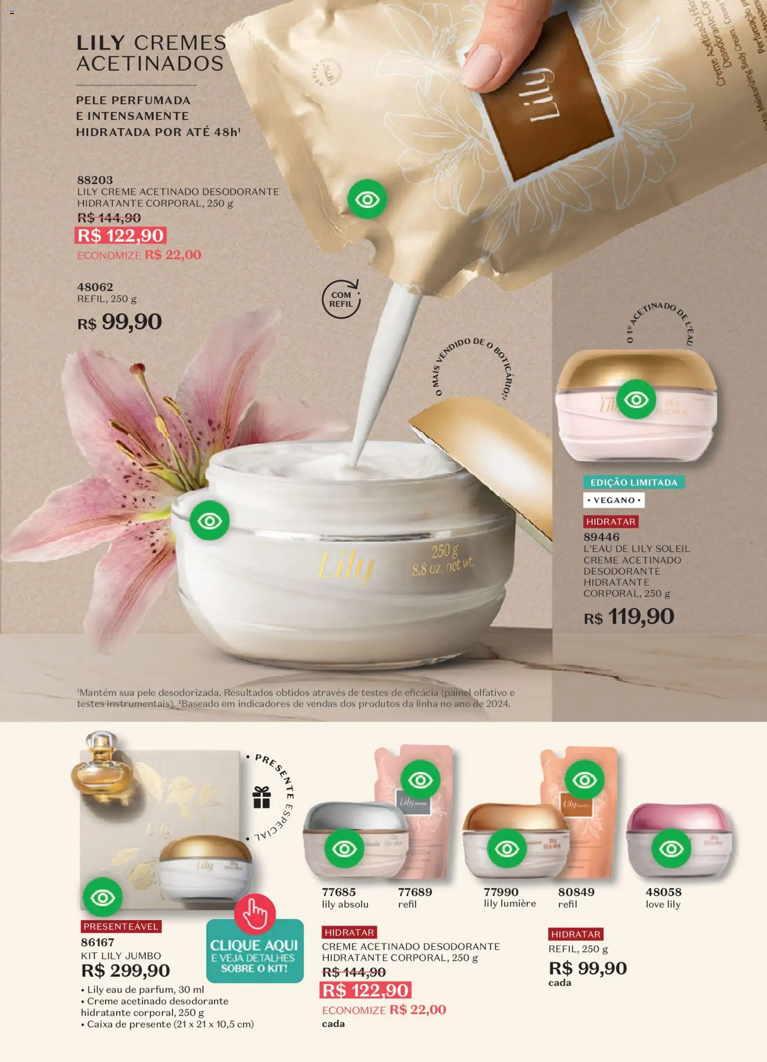 O Boticário Folheto - válido de 02.03.2026 | Página: 49 | Produtos: Desodorante, Caixa, Creme, Body