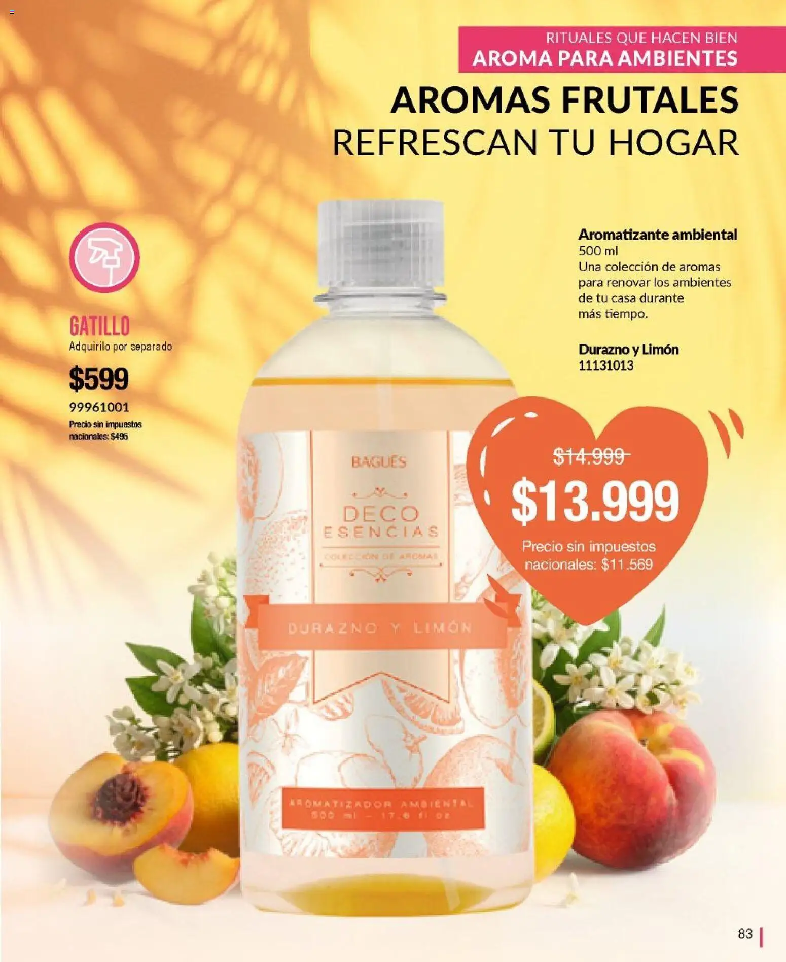 Bagués - Catálogo │ válido desde el 12.01.2026 | Página: 83 | Productos: Durazno, Limón, Esencias