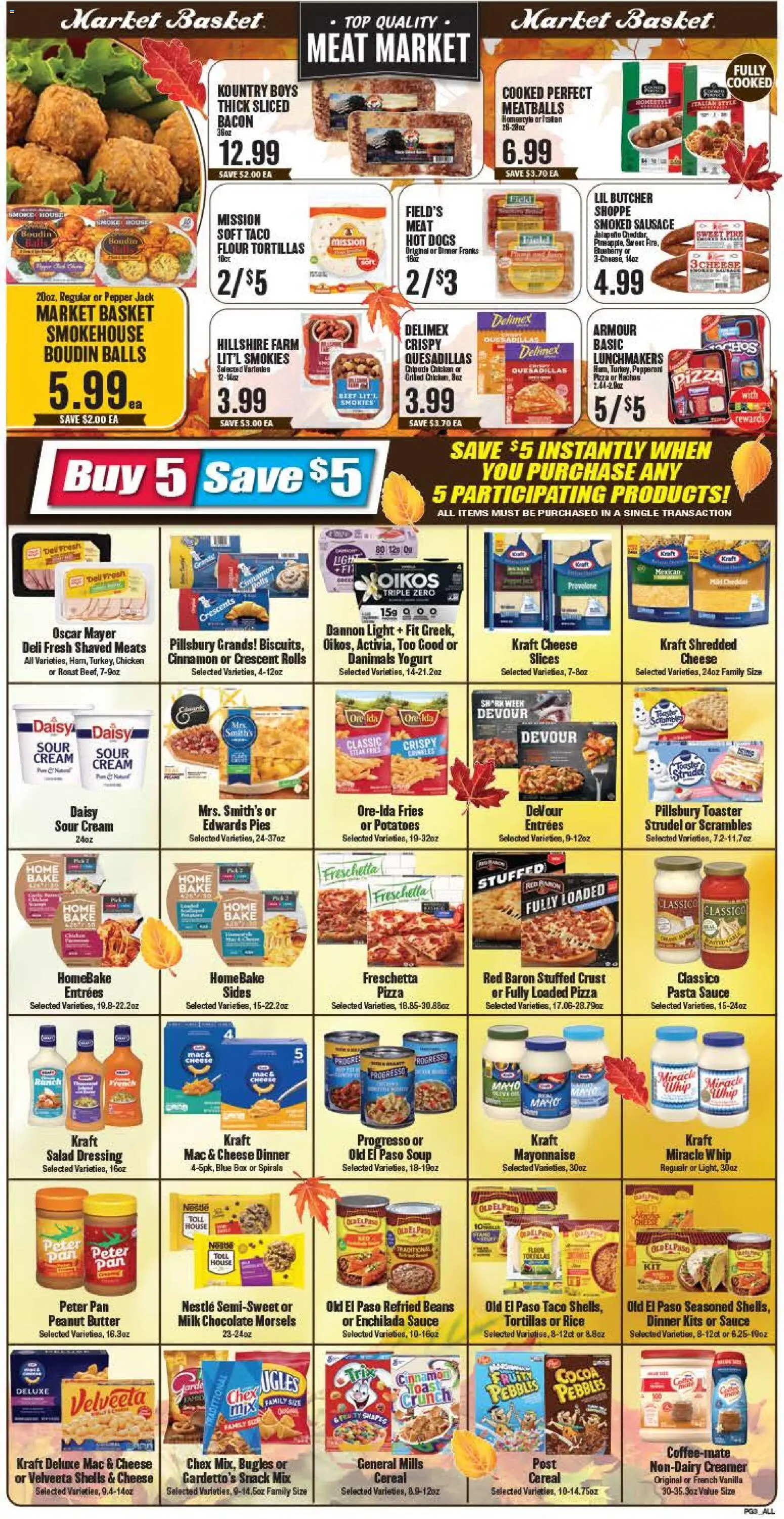 Market Basket Southeast Texas - valid from 05.11.2025 | Page: 3 | Products: Yogurt, Coffee, Pasta, Sauce