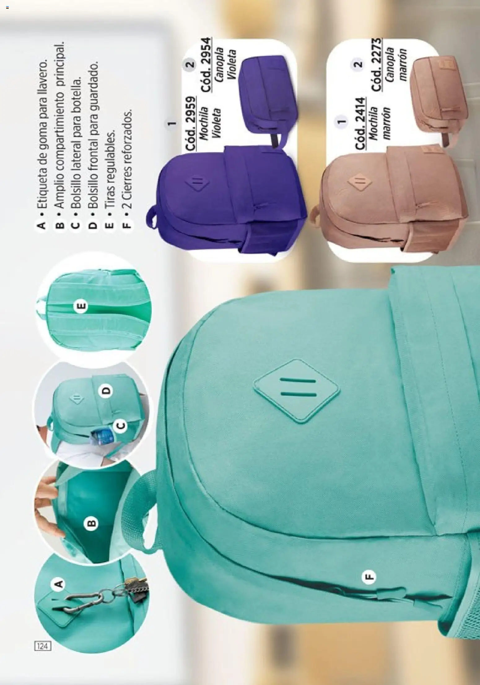 Catálogo Amodil Campaña 3 │ válido desde el 01.03.2026 | Página: 124 | Productos: Mochila