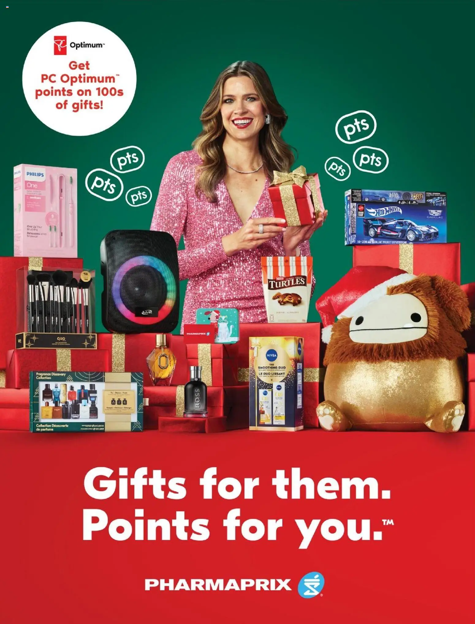 Pharmaprix flyer valid from 22.11.2025 | Page: 1 | Products: Hat, Electric toothbrush, Perfume, Fragrance