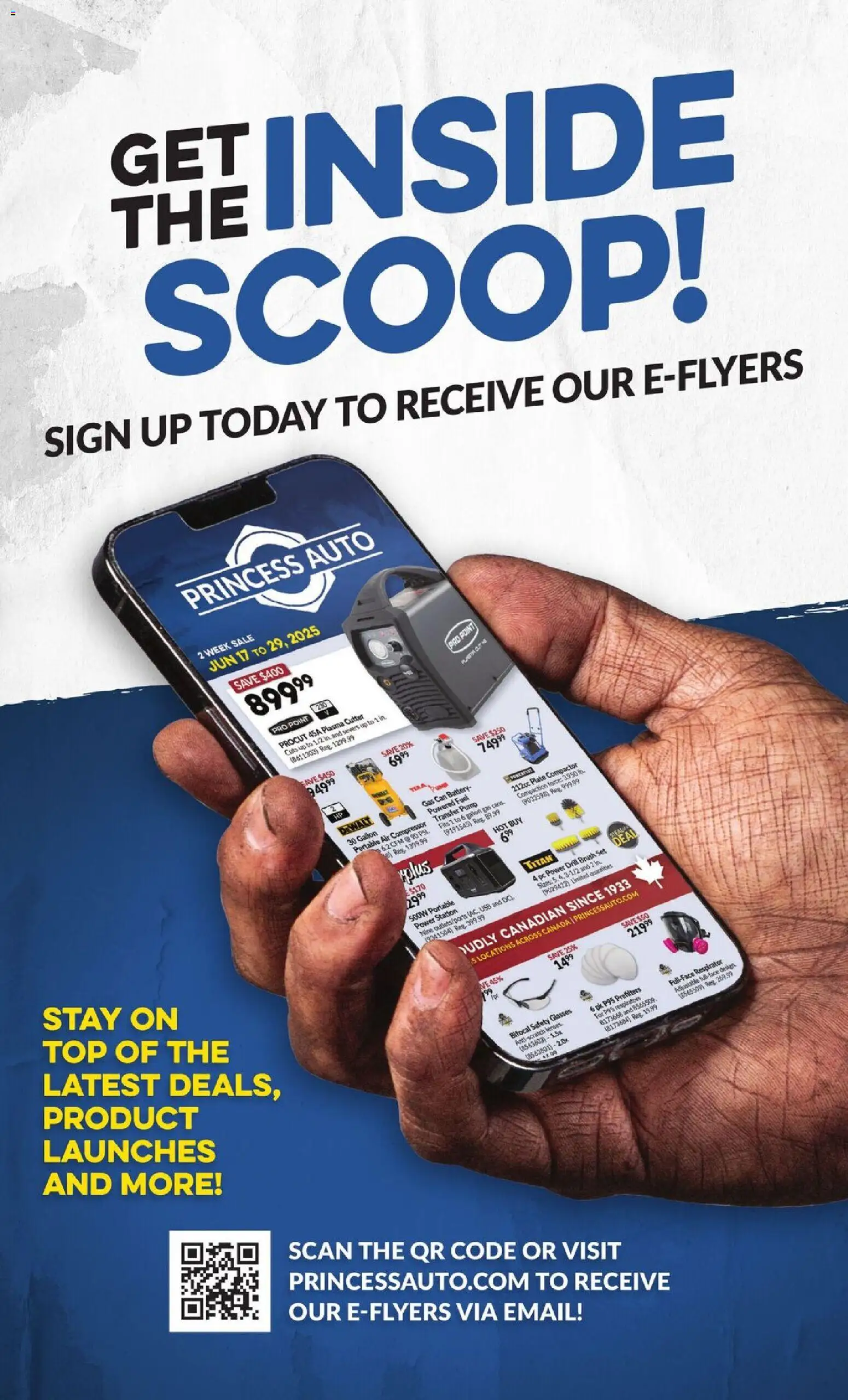 Princess Auto flyer valid from 16.12.2025 | Page: 3 | Products: Glasses, Cutter, Brush, Battery