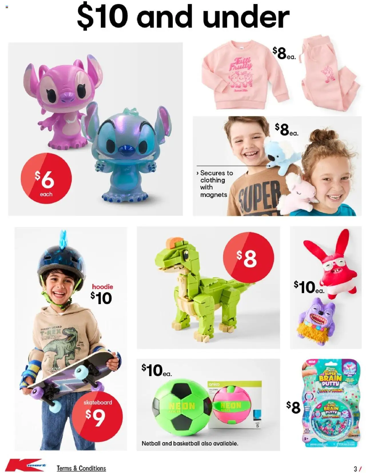 Kmart catalogue - valid from 26.06.2025 | Page: 3 | Products: Basketball, Hoodie