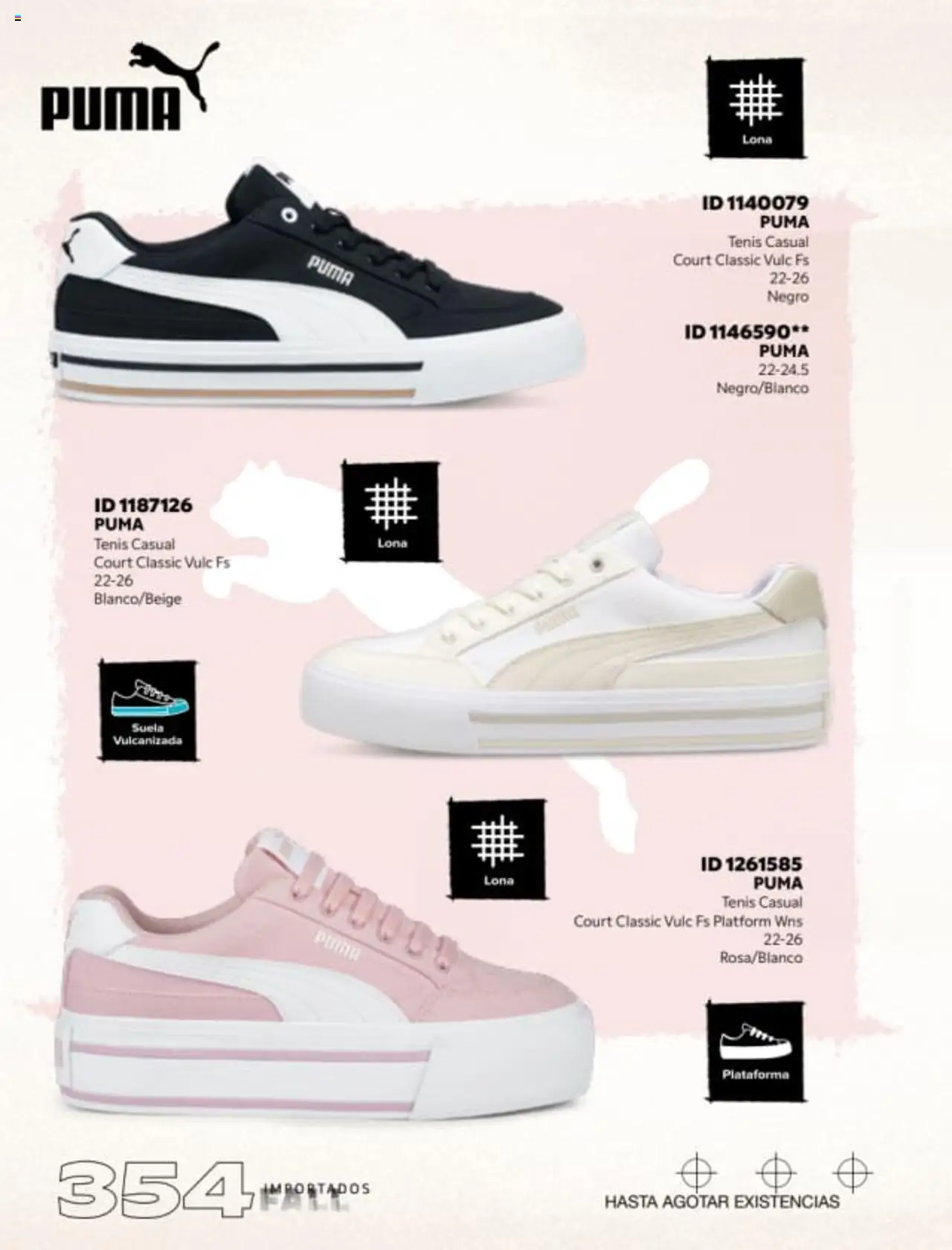 Nuevas ofertas de Price Shoes válidas en toda la República Mexicana desde el 18.08.2025. ¡Encuentra las mejores ofertas en Price Shoes - Catálogo Fall Importados! | Página: 354 | Productos: Tenis, Lona