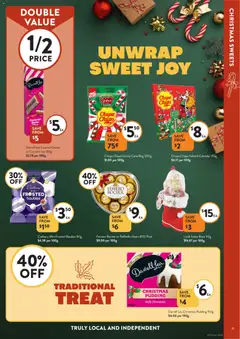 Preview of Foodworks Black Friday - valid from 26.11.2025 | Page: 11 | Products: Milk, Chocolate, Pudding, Bag