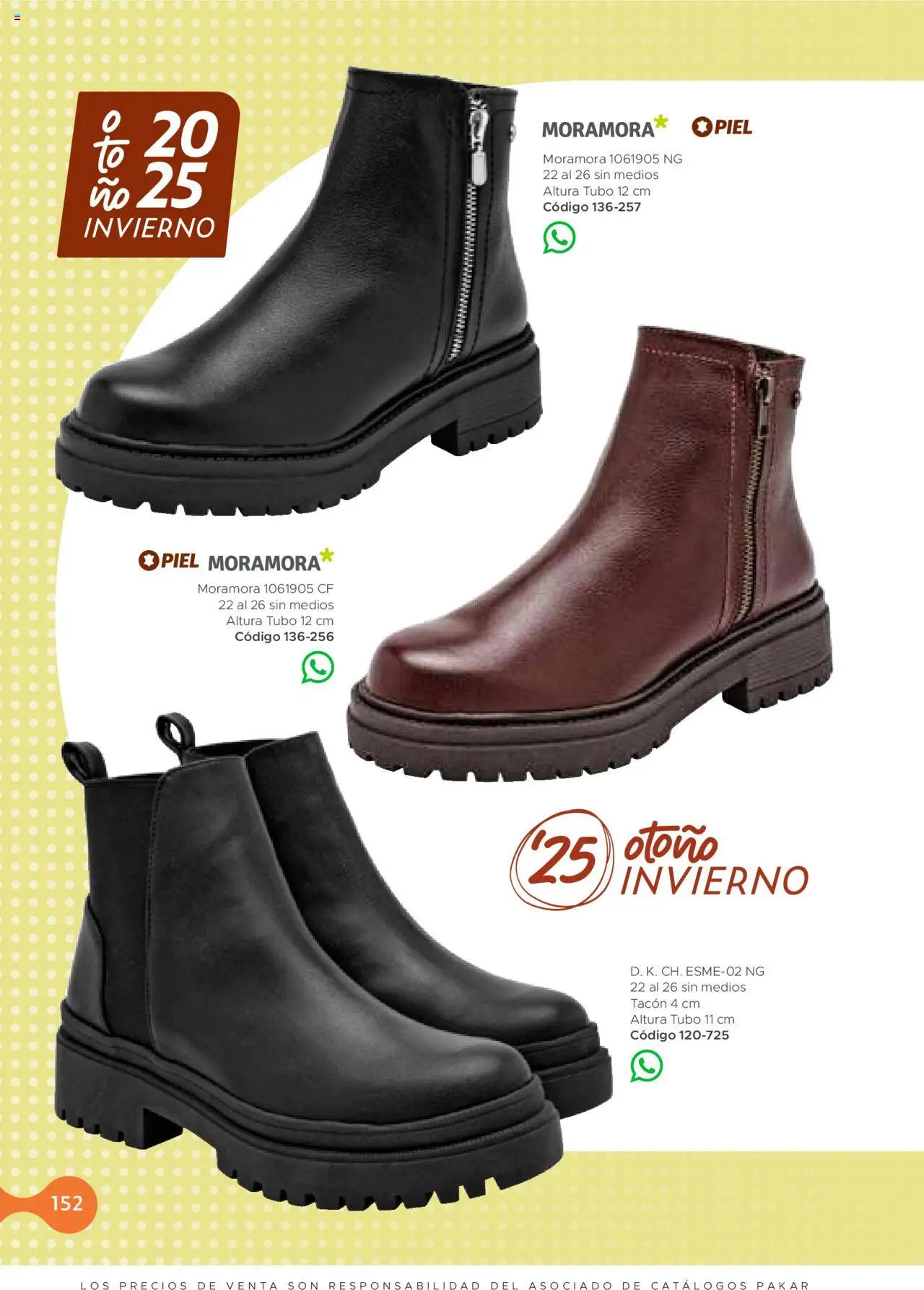 Nuevas ofertas de SC Pakar válidas en toda la República Mexicana desde el 24.07.2025. ¡Encuentra las mejores ofertas en SC Pakar - Catálogo Bota! | Página: 152