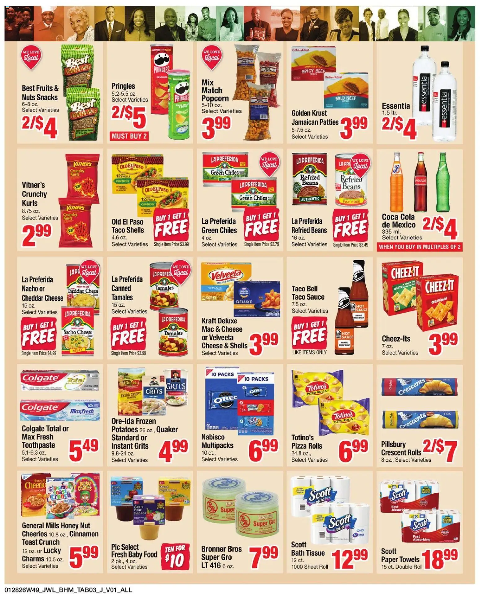 Jewel Osco Celebrating Black History - valid from 28.01.2026 | Page: 3 | Products: Toothpaste, Nuts, Baby food, Sauce