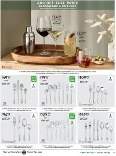 Preview of Harris Scarfe Catalogue - valid from 27.02.2026 | Page: 19 | Products: Cutlery, Glassware, Wine