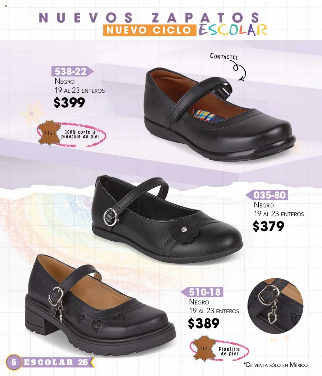 Nuevas ofertas de Cklass válidas en toda la República Mexicana desde el 14.07.2025. ¡Encuentra las mejores ofertas en Cklass catálogo Escolar! | Página: 6 | Productos: Zapatos