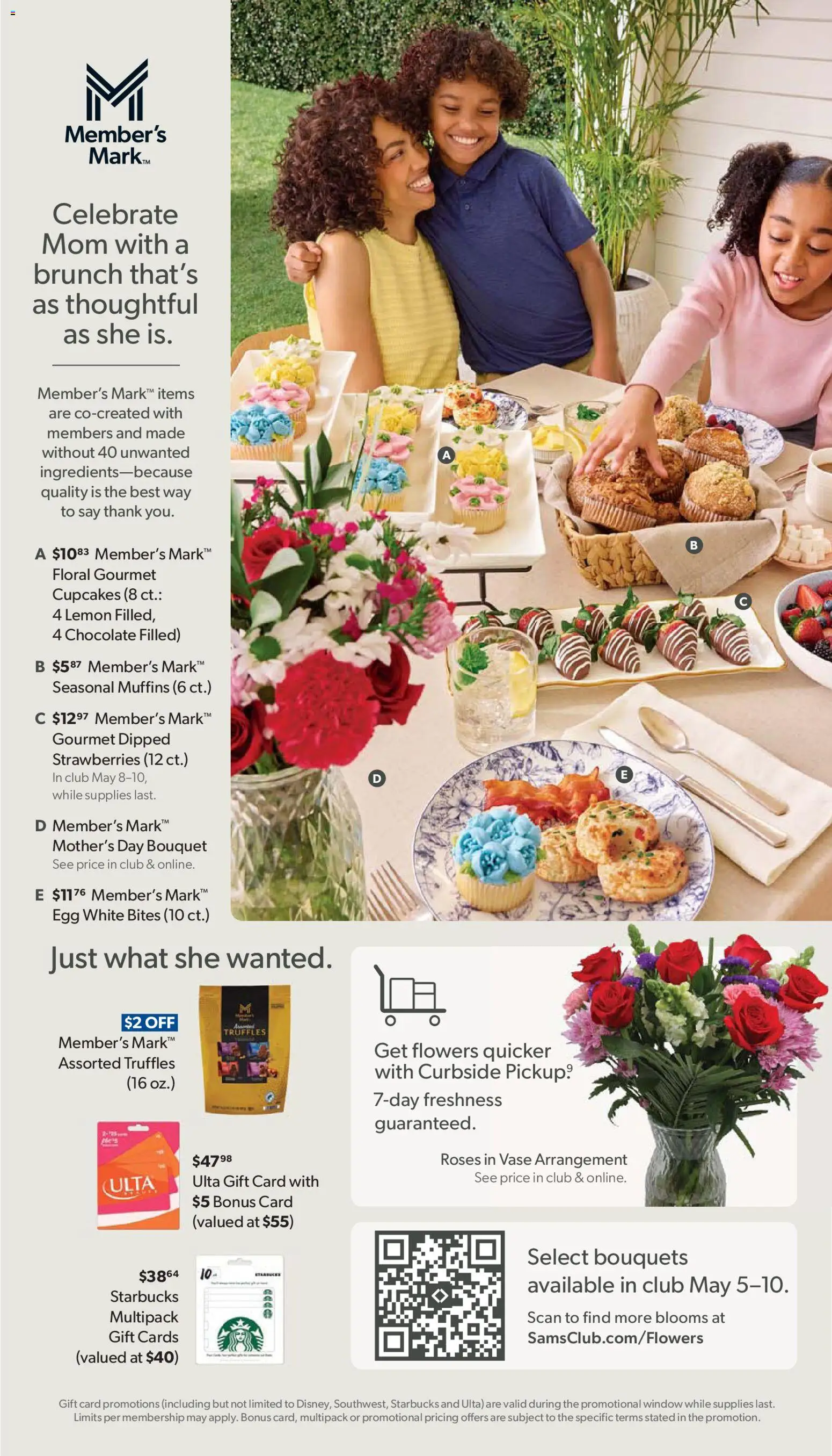 Sam's Club Weekly Ad - valid from 29.04.2026 | Page: 28 | Products: Vase, Chocolate, Strawberries, Lemon