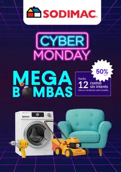 Vista previa Sodimac Cyber Monday válido desde el 03.11.2025