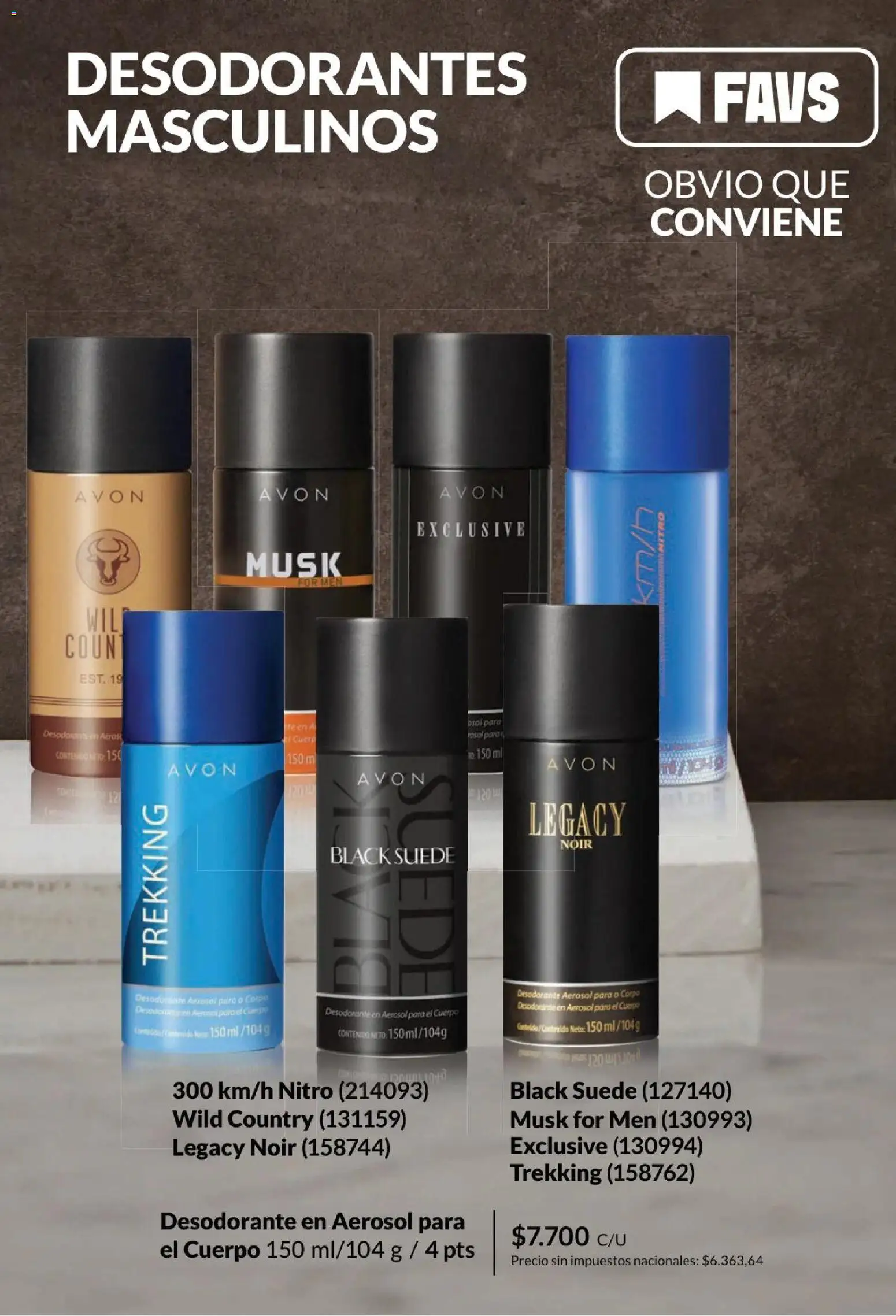 Catálogo AVON Campaña 4/2026 │ válido desde el 01.04.2026 | Página: 165 | Productos: Desodorante, Té