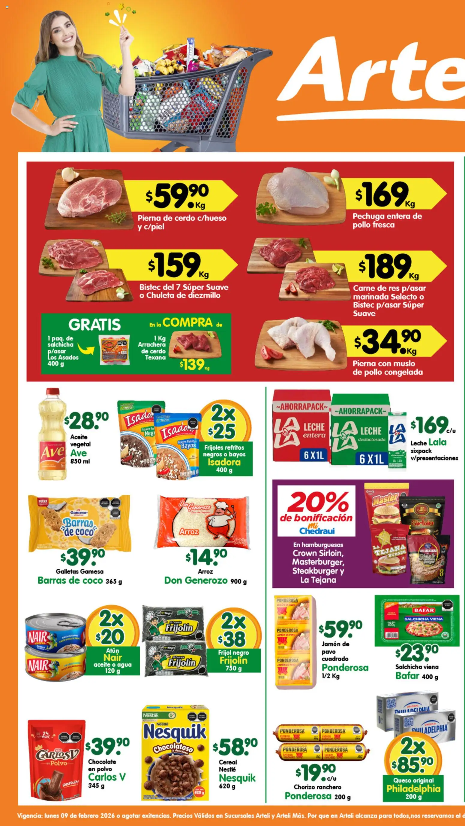 Nuevas ofertas de Arteli válidas en toda la República Mexicana desde el 09.02.2026. ¡Encuentra las mejores ofertas en Arteli folleto Valles! | Página: 1