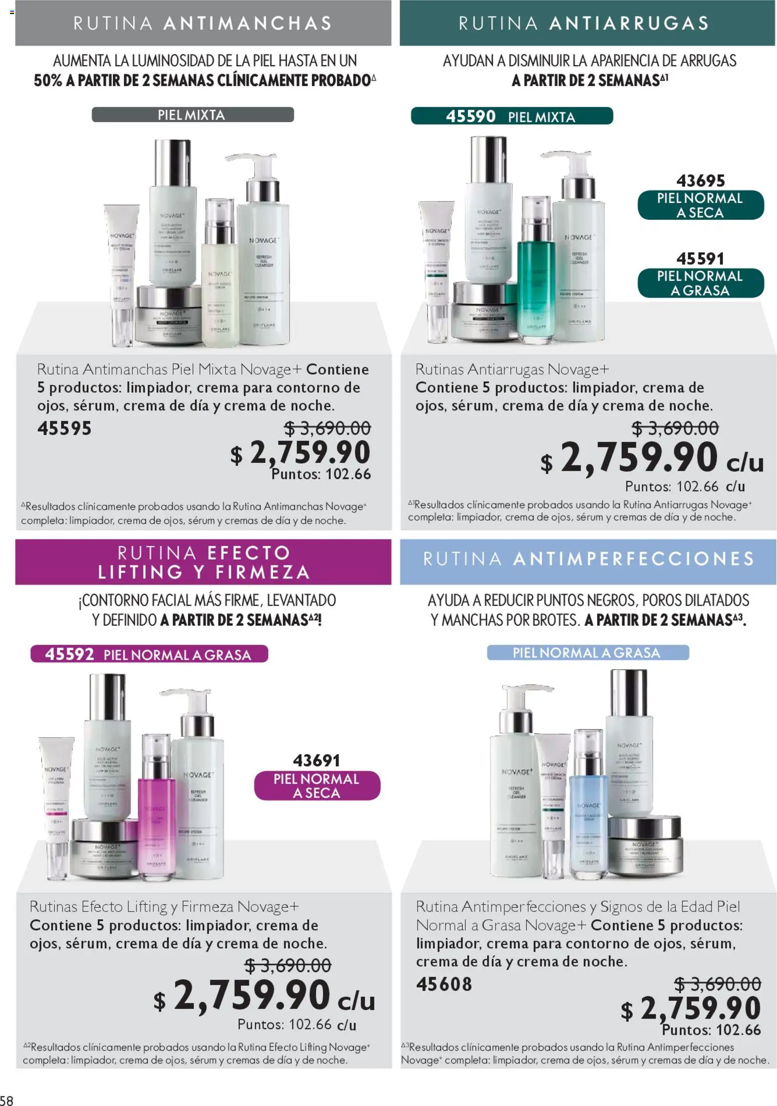 Nuevas ofertas de Oriflame válidas en toda la República Mexicana desde el 22.11.2025. ¡Encuentra las mejores ofertas en Oriflame Black Friday! | Página: 58 | Productos: Serum, Crema, Contorno