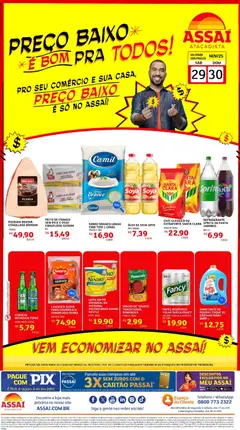 Encarte Assaí Atacadista - DF - Pré-Visualização do folheto da loja Assaí Atacadista, válido de 29.11.2025