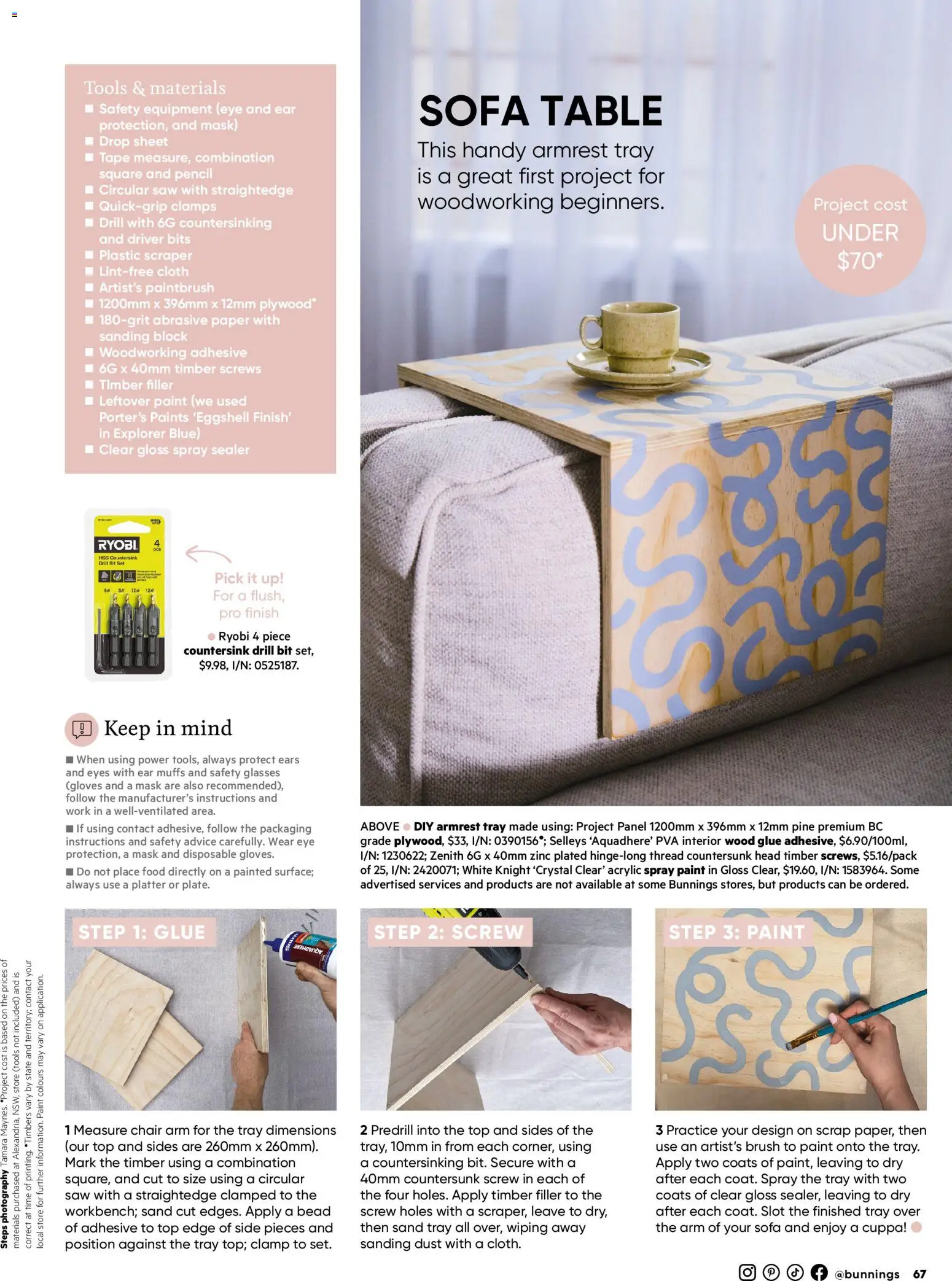 Bunnings Warehouse catalogue - valid from 01.02.2026 | Page: 67 | Products: Chair, Wood, Pencil, Zinc