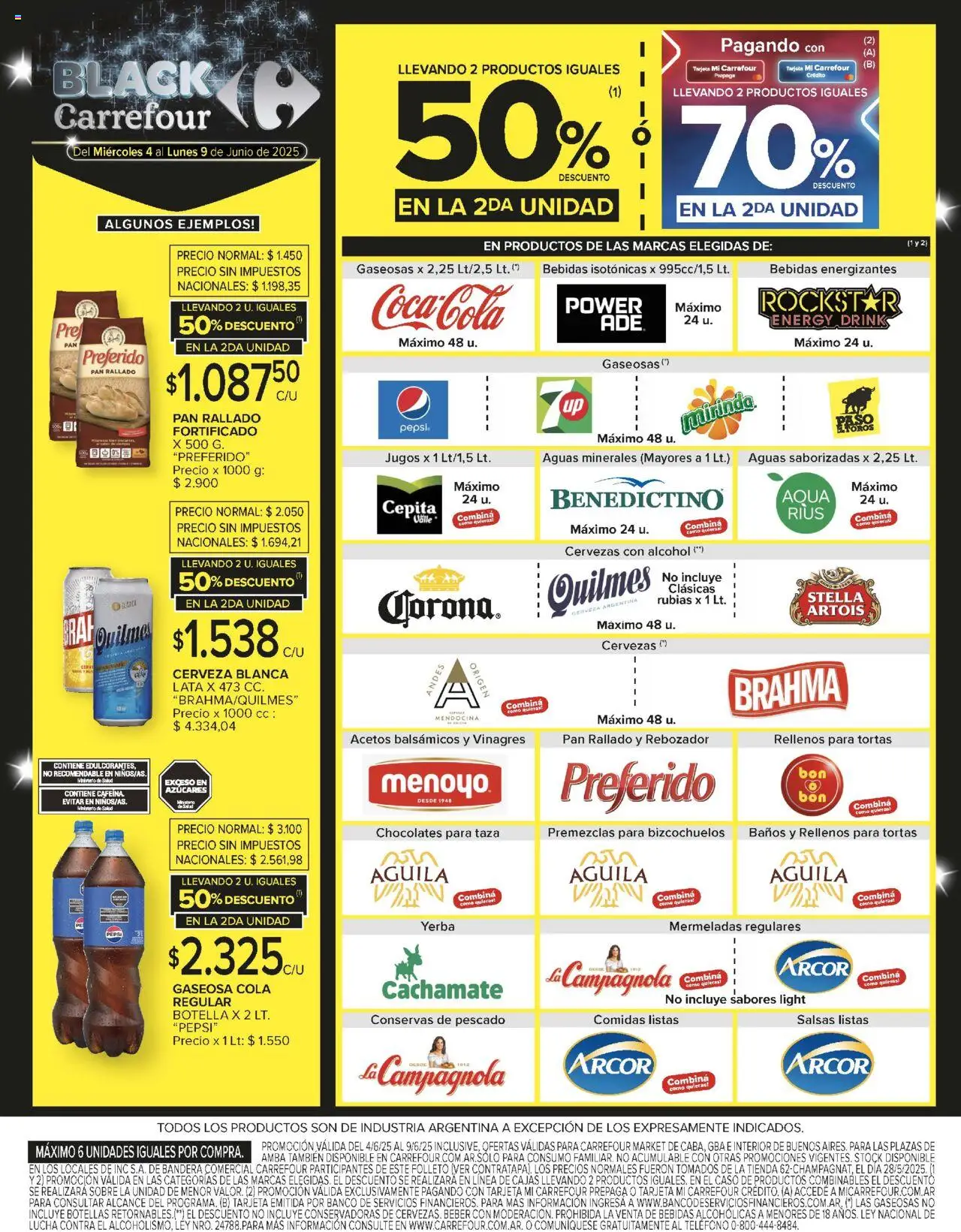 Carrefour Market catálogo │ válido desde el 04.06.2025 | Página: 8 | Productos: Sobre, Pan, Cerveza, Pan rallado
