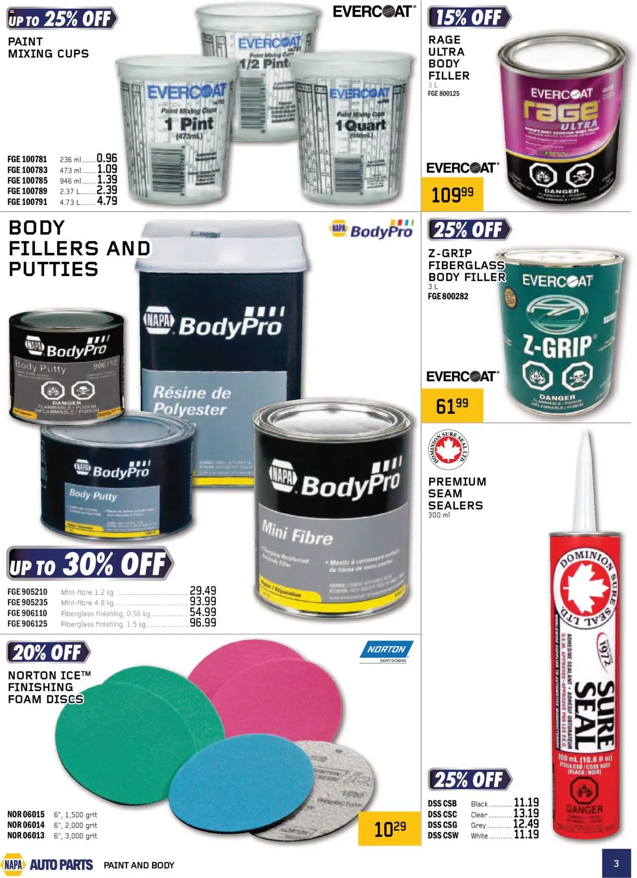 NAPA Auto Parts flyer valid from 01.10.2025 | Page: 3