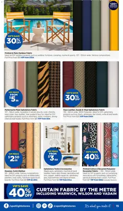 Preview of Spotlight Catalogue  - valid from 11.02.2026 | Page: 15 | Products: Curtain, Chair, Accessories, Tools
