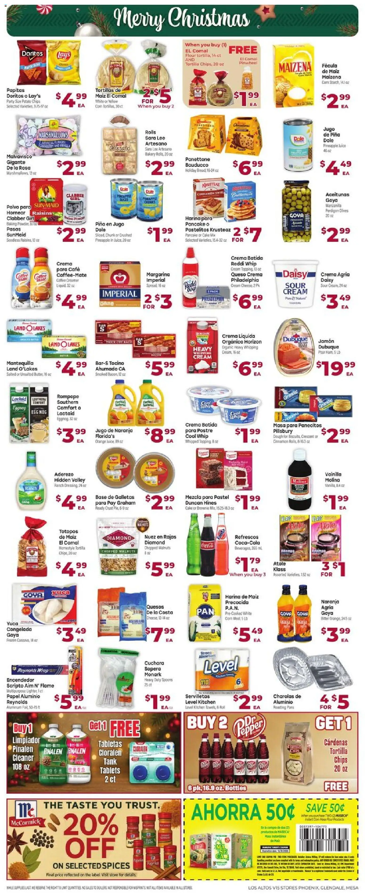 Cardenas Weekly Ad - AZ - valid from 17.12.2025 | Page: 6 | Products: Bakery, Corn, Cream, Pear