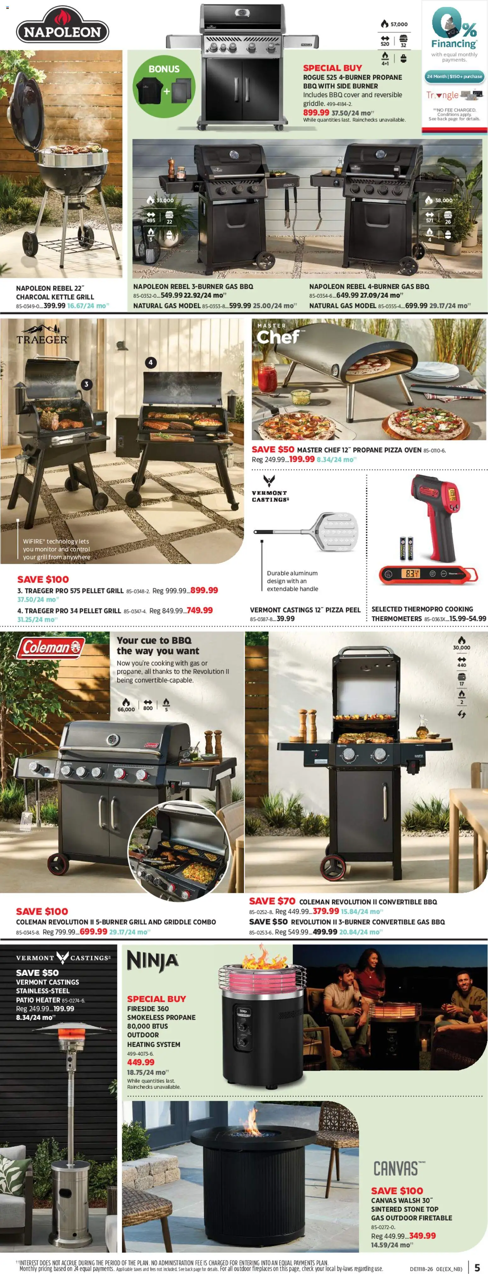 Canadian Tire flyer valid from 30.04.2026 | Page: 7 | Products: Monitor, Oven, Grill, Pizza