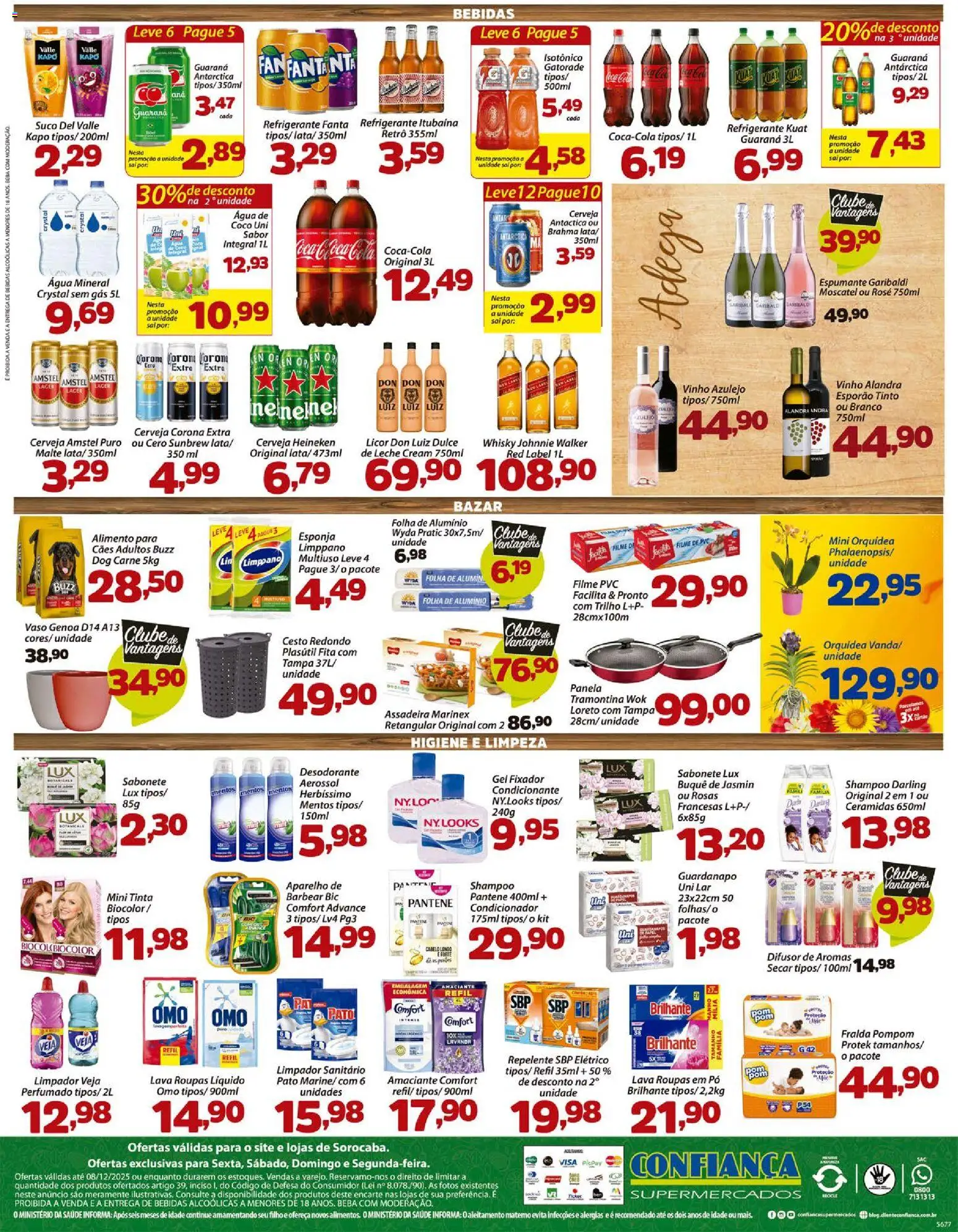 Confiança Folheto - válido de 05.12.2025 | Página: 4 | Produtos: Condicionador, Licor, Assadeira, Amaciante