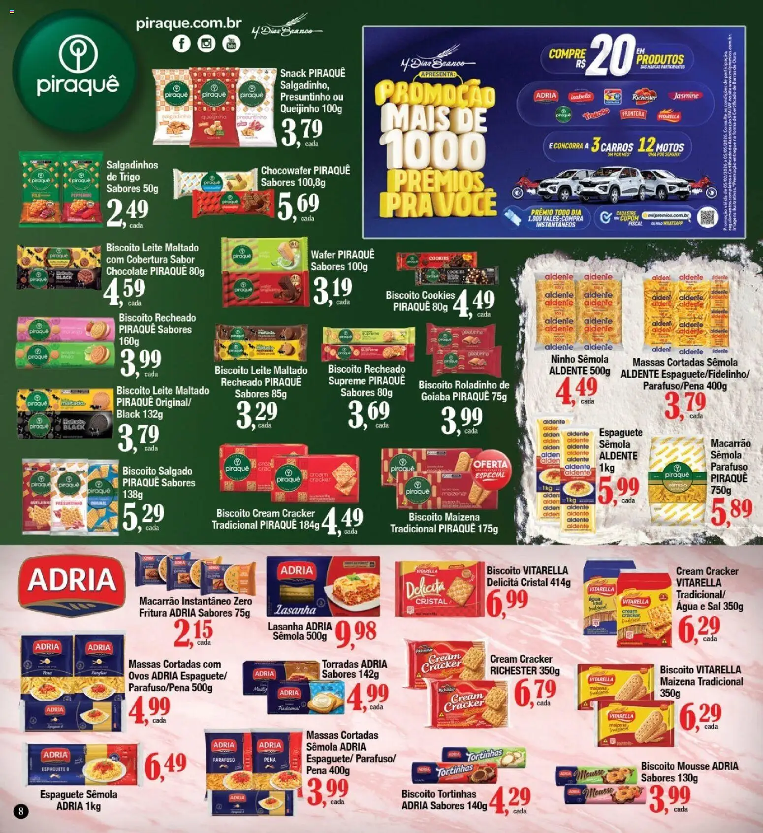 Supermercados Unidos Folheto - válido de 16.04.2026 | Página: 8 | Produtos: Mousse, Goiaba, Biscoito, Biscoito recheado