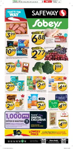 Preview of Sobeys  weekly flyer -  AB from shop Sobeys valid from 12.03.2026