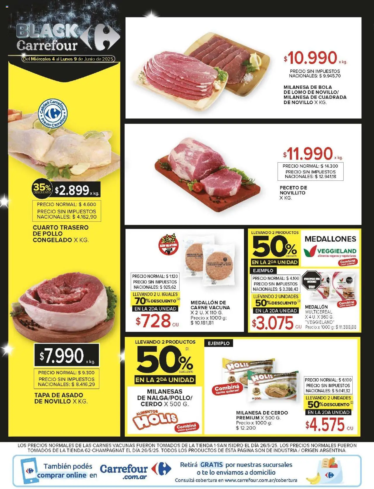 Carrefour Market catálogo │ válido desde el 04.06.2025 | Página: 15 | Productos: Pollo, Milanesa, Cerdo, Té