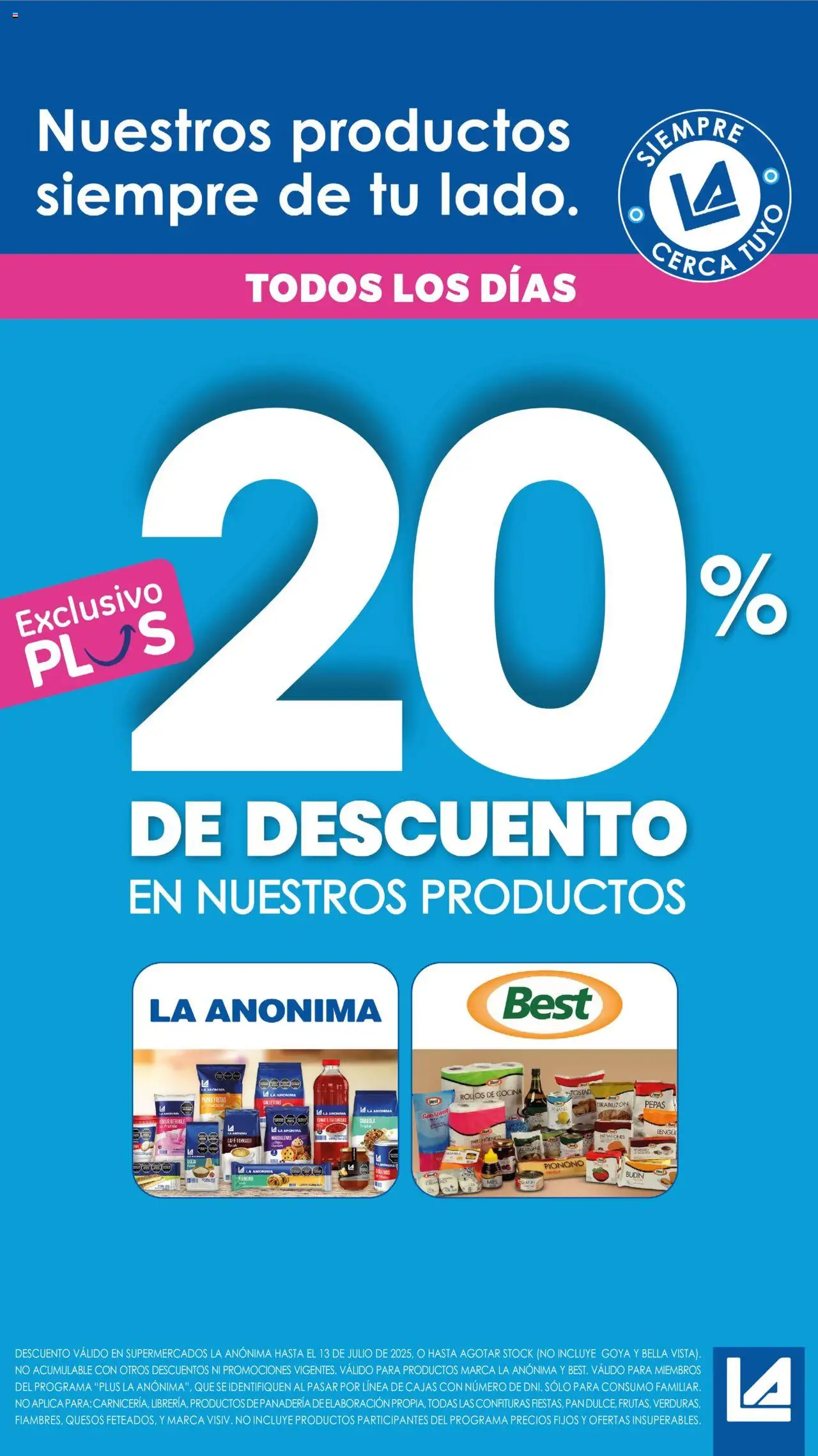 La Anonima - Insuperables - z5 │ válido desde el 03.07.2025 | Página: 35 | Productos: Panadería, Galletitas, Yogur, Papas fritas