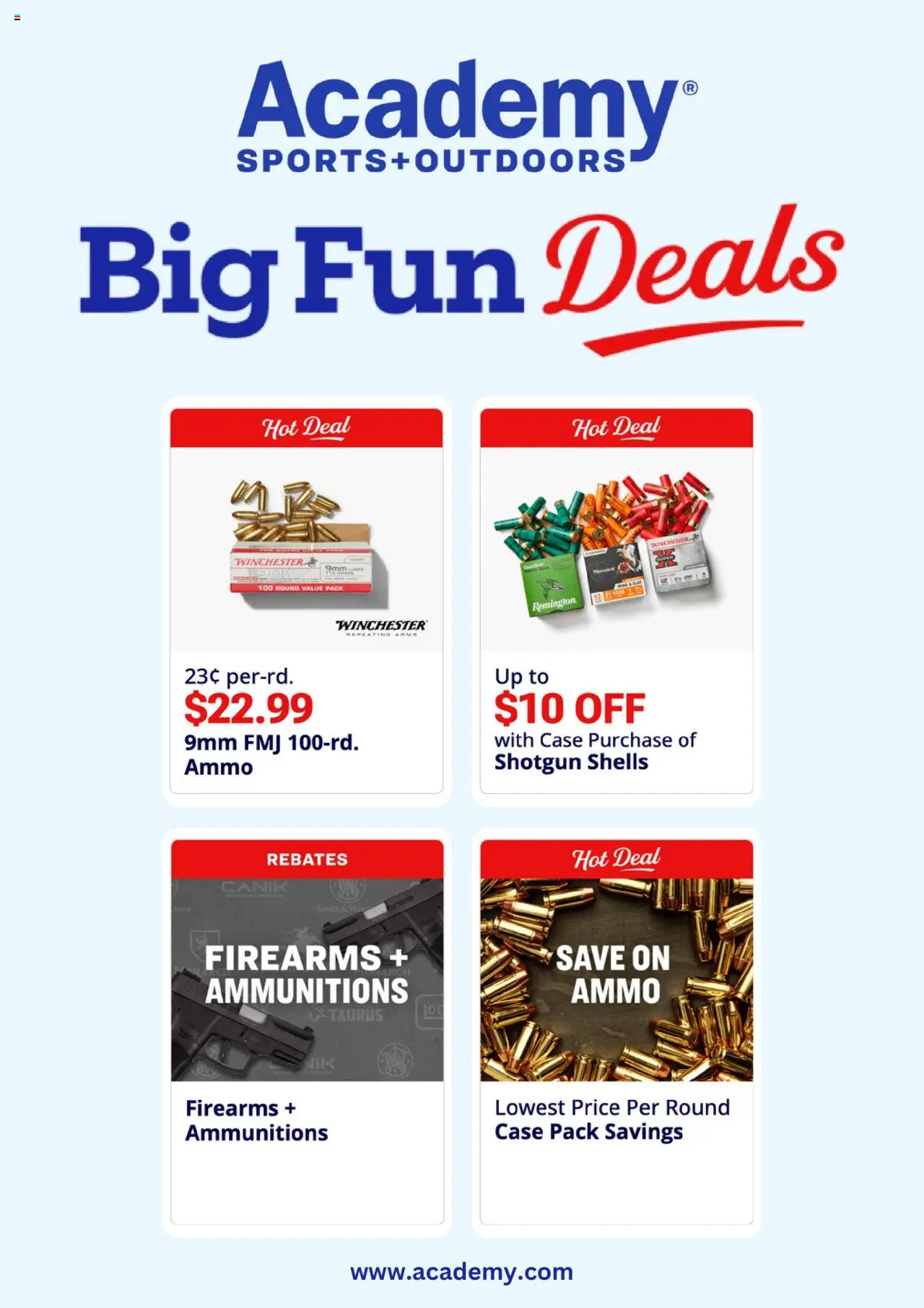 Academy Sports Weekly Ad - valid from 11.08.2025 | Page: 5 | Products: Shotgun, Case, Ammo