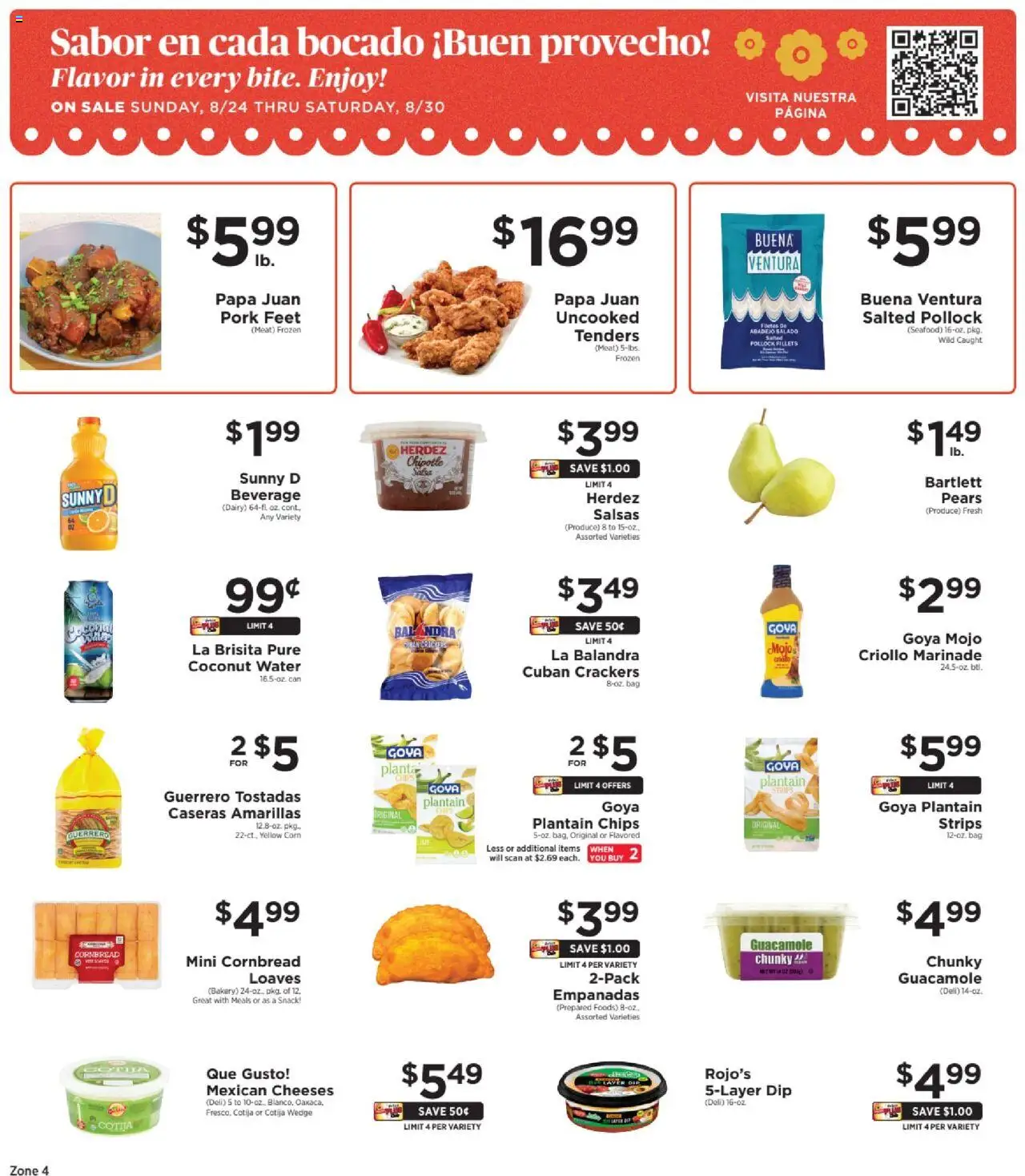 ShopRite Hispanic Online - valid from 21.08.2025 | Page: 1 | Products: Corn, Pork, Chips, Bag