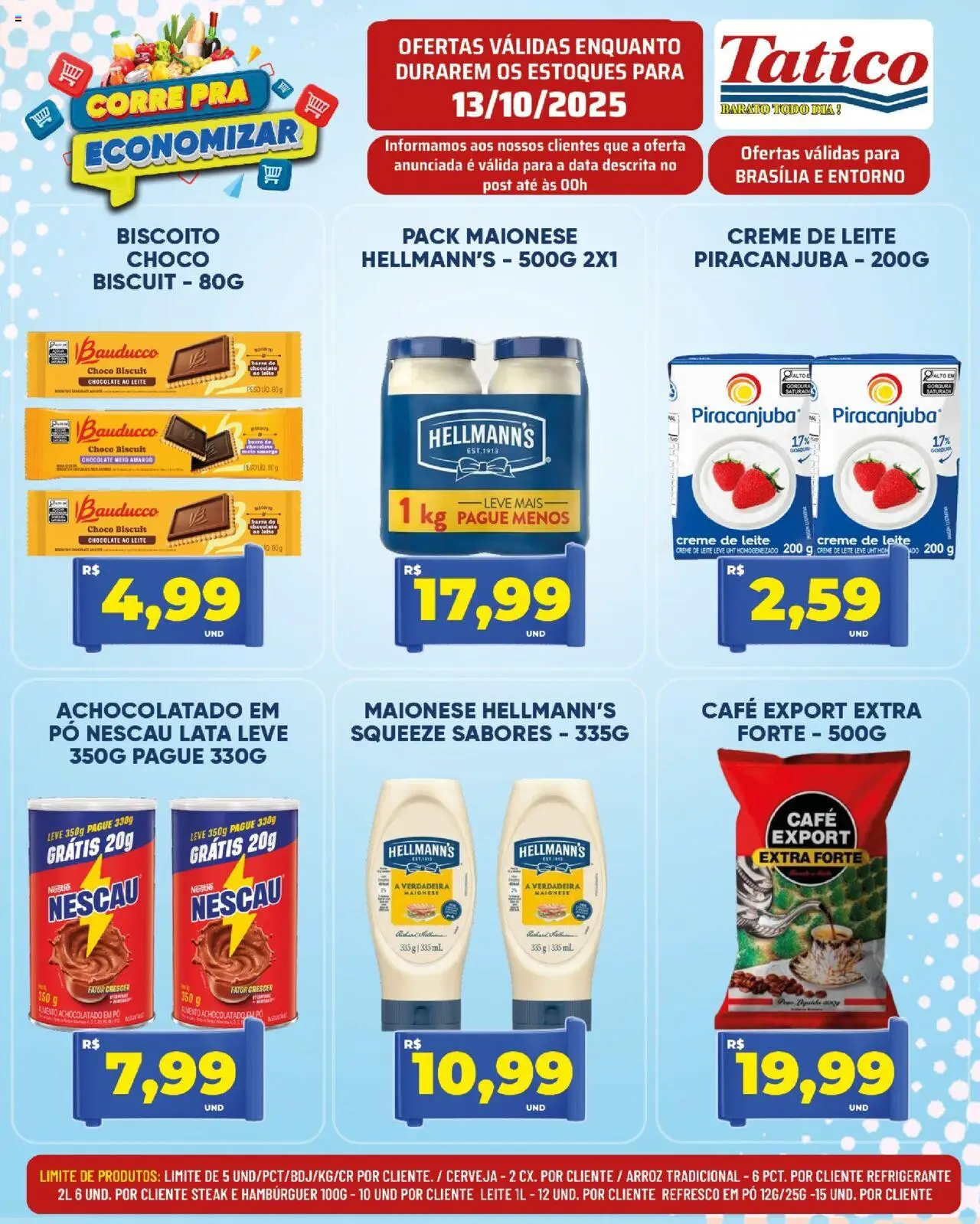 Tatico Folheto - válido de 14.10.2025 | Página: 19 | Produtos: Pó, Leite, Café, Maionese