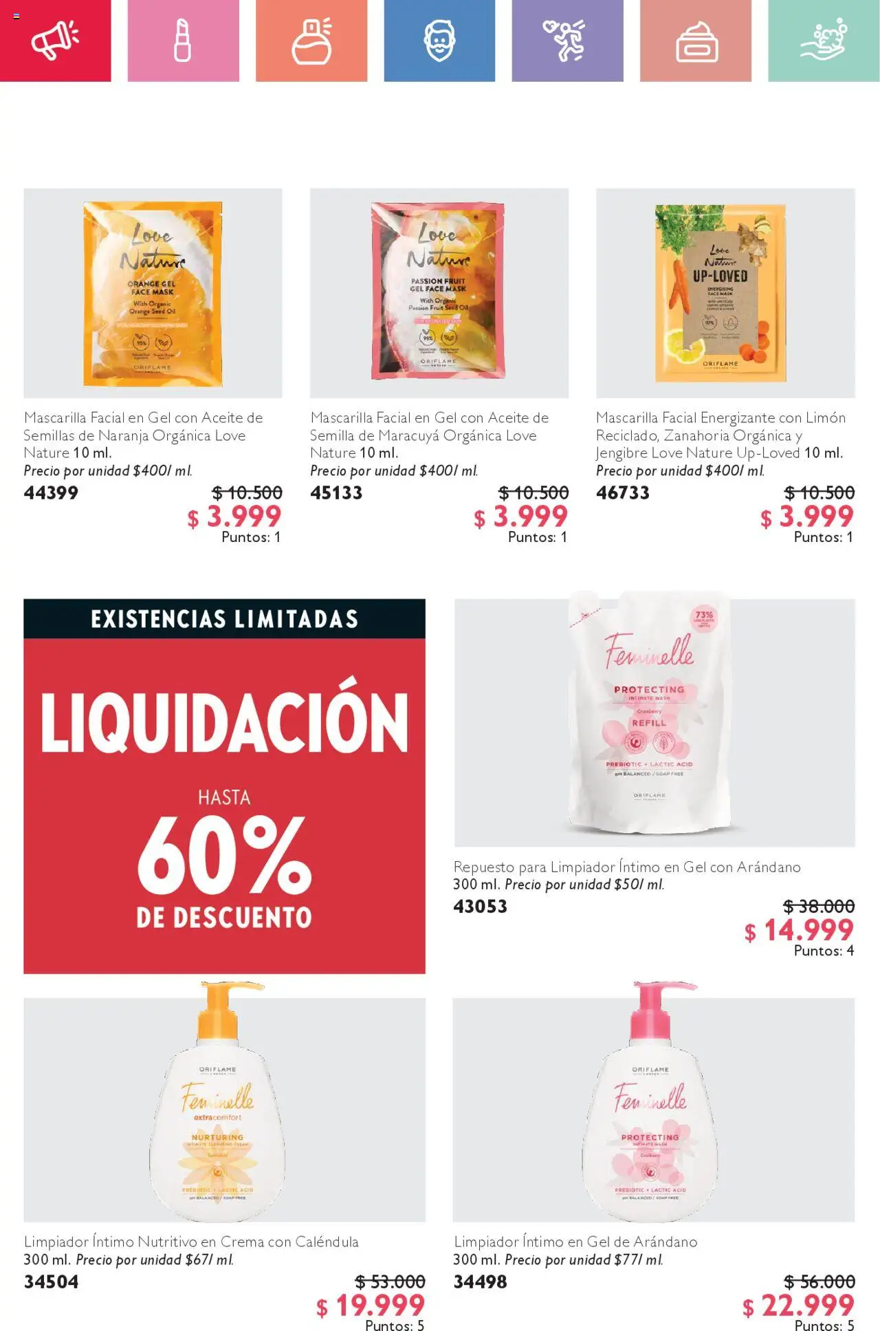 Oriflame revista - valida desde el 02.08.2025 | Página: 70 | Productos: Zanahoria, Crema, Semillas, Limón