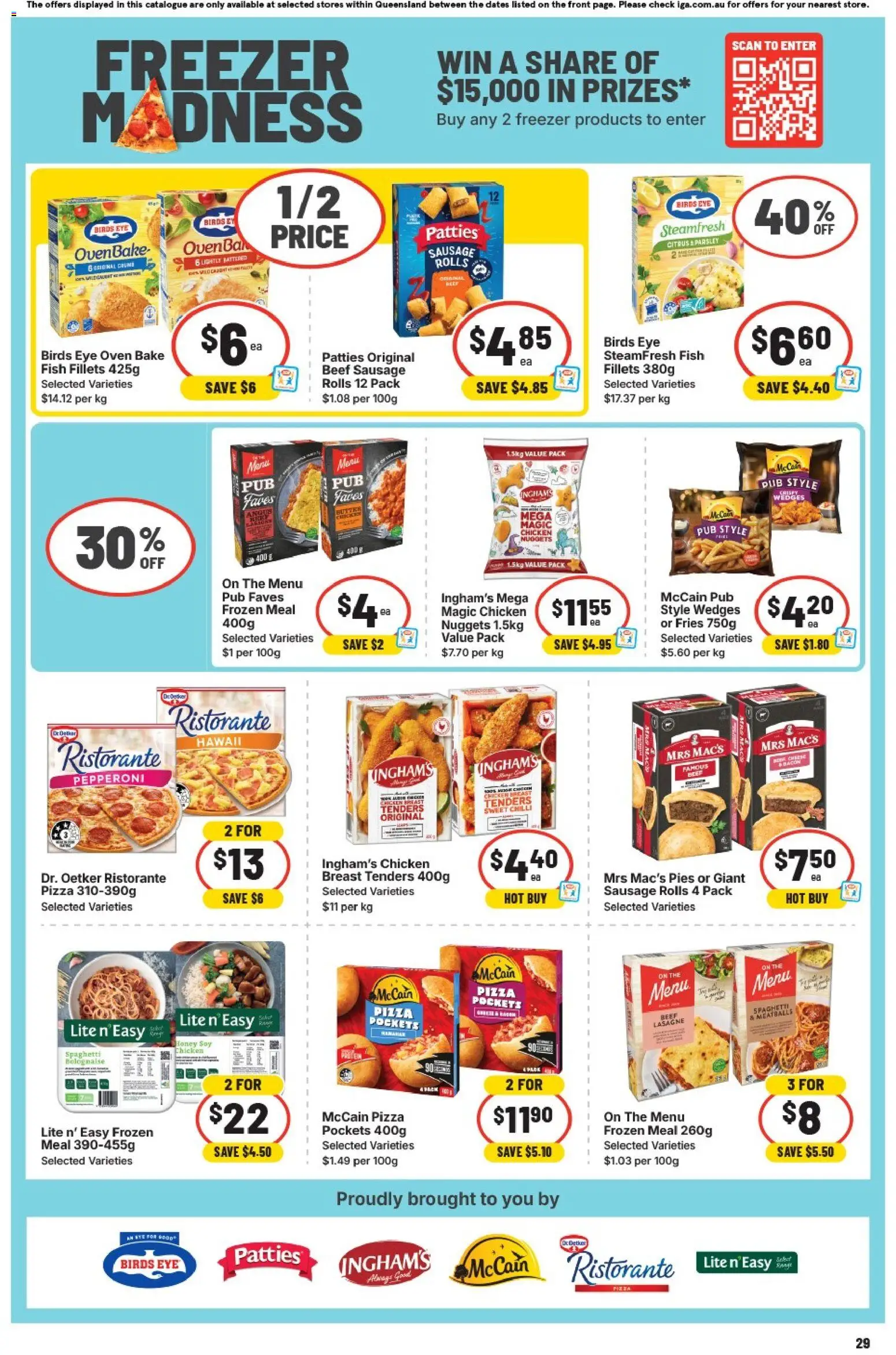 IGA catalogue - valid from 04.02.2026 | Page: 35 | Products: Sausage, Chilli, Parsley, Freezer