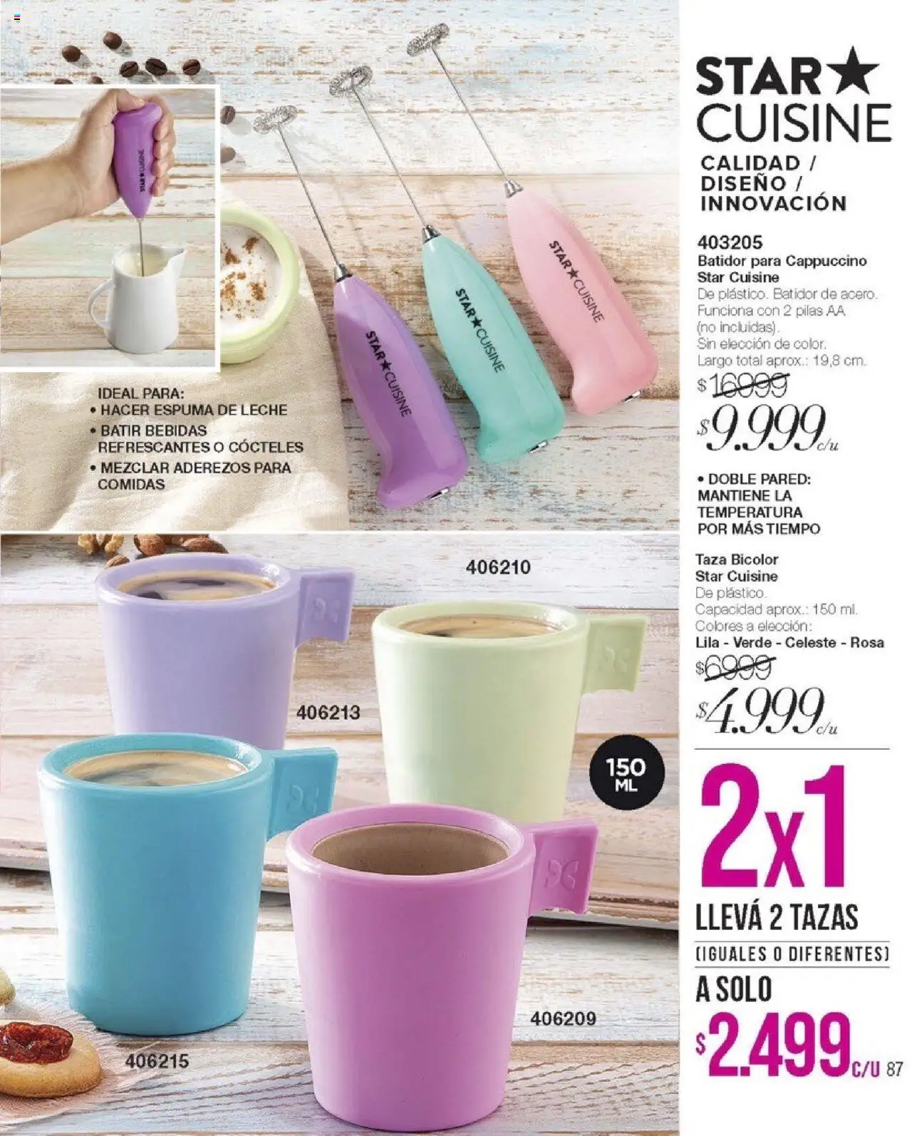 Violetta catálogo │ válido desde el 09.10.2025 | Página: 233 | Productos: Pilas, Taza, Espuma, Leche