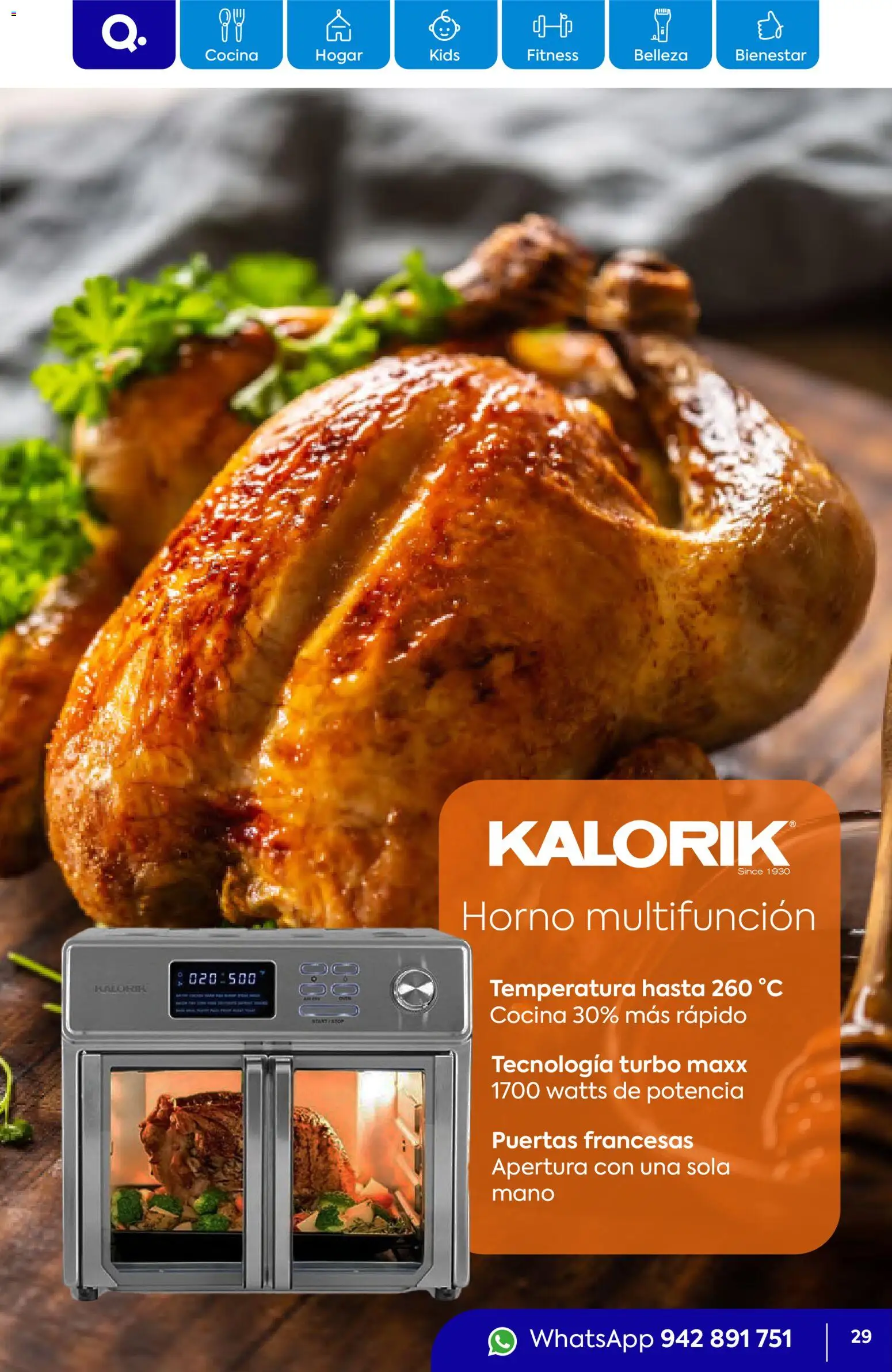 Catálogo Quality Products válido desde 01.02.2026 | Página: 29 | Productos: Horno, Cocina