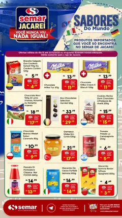 Semar Supermercado - Ofertas Internacionais Jacareí - Pré-Visualização do folheto da loja Semar Supermercado, válido de 15.12.2025
