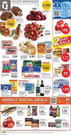 Preview of QFC weekly ads valid from 23.07.2025