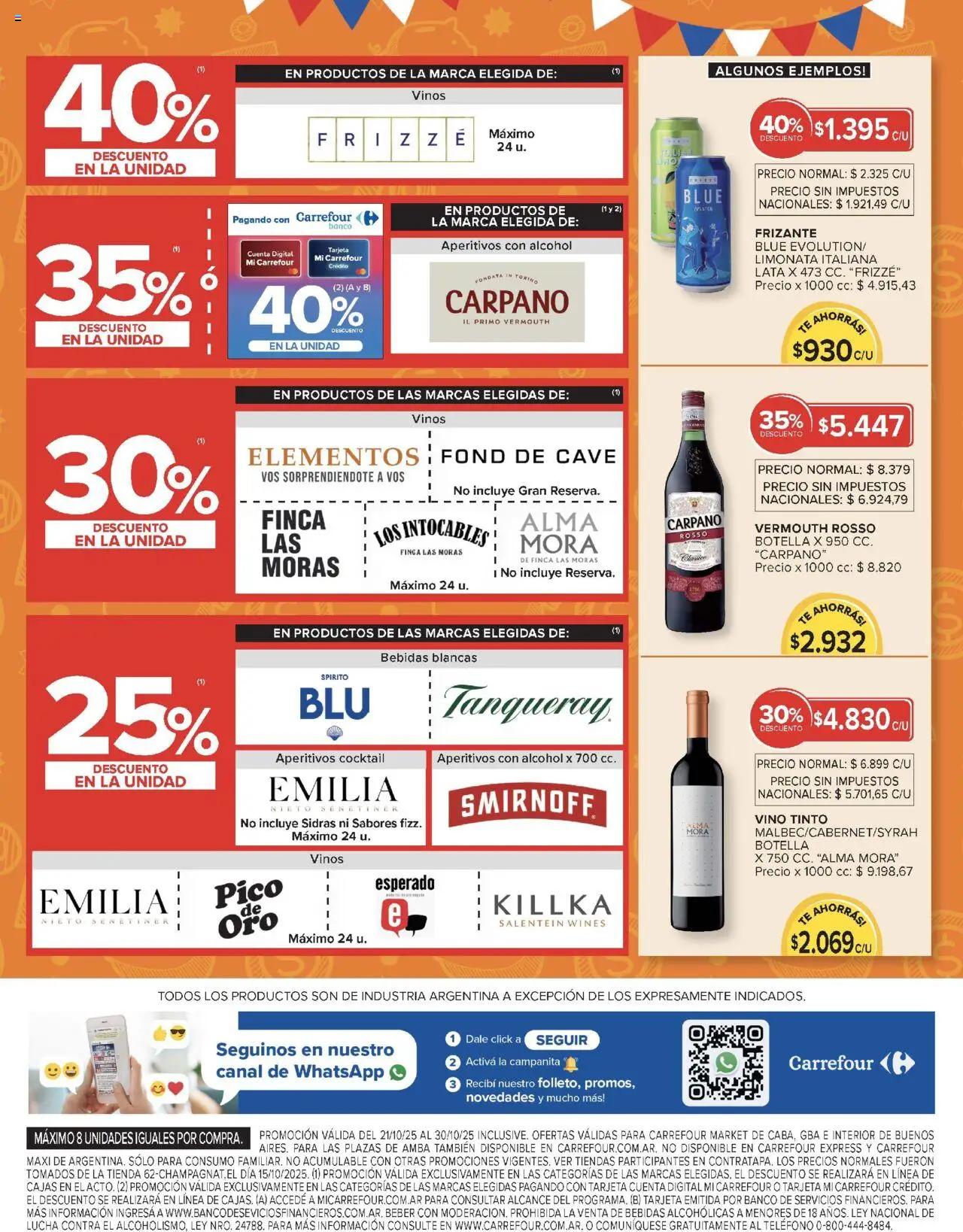 Carrefour Market catálogo │ válido desde el 21.10.2025 | Página: 12 | Productos: Pico, Botella, Vino, Té