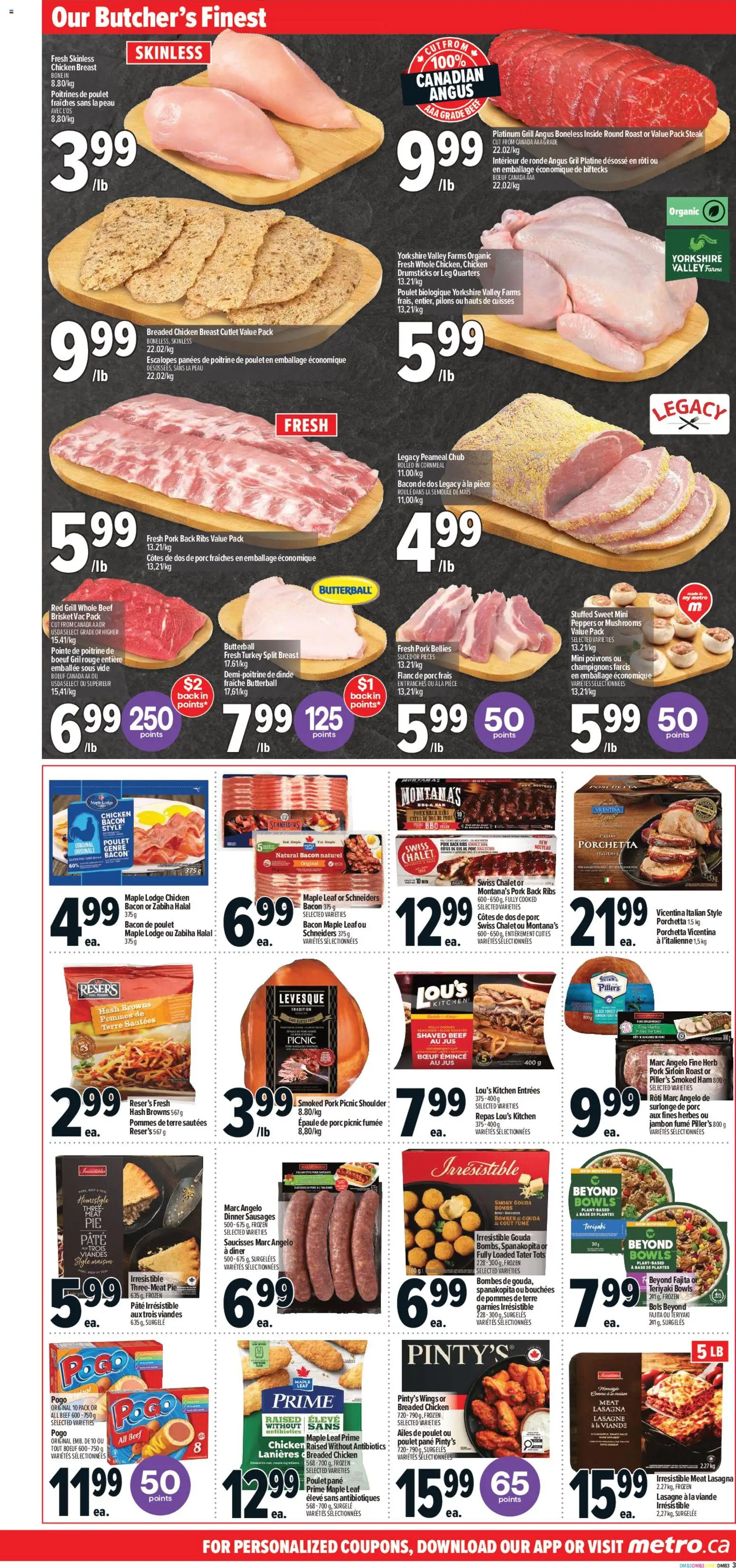 Metro flyer valid from 11.12.2025 | Page: 8 | Products: Turkey, Ham, Chicken, Pork