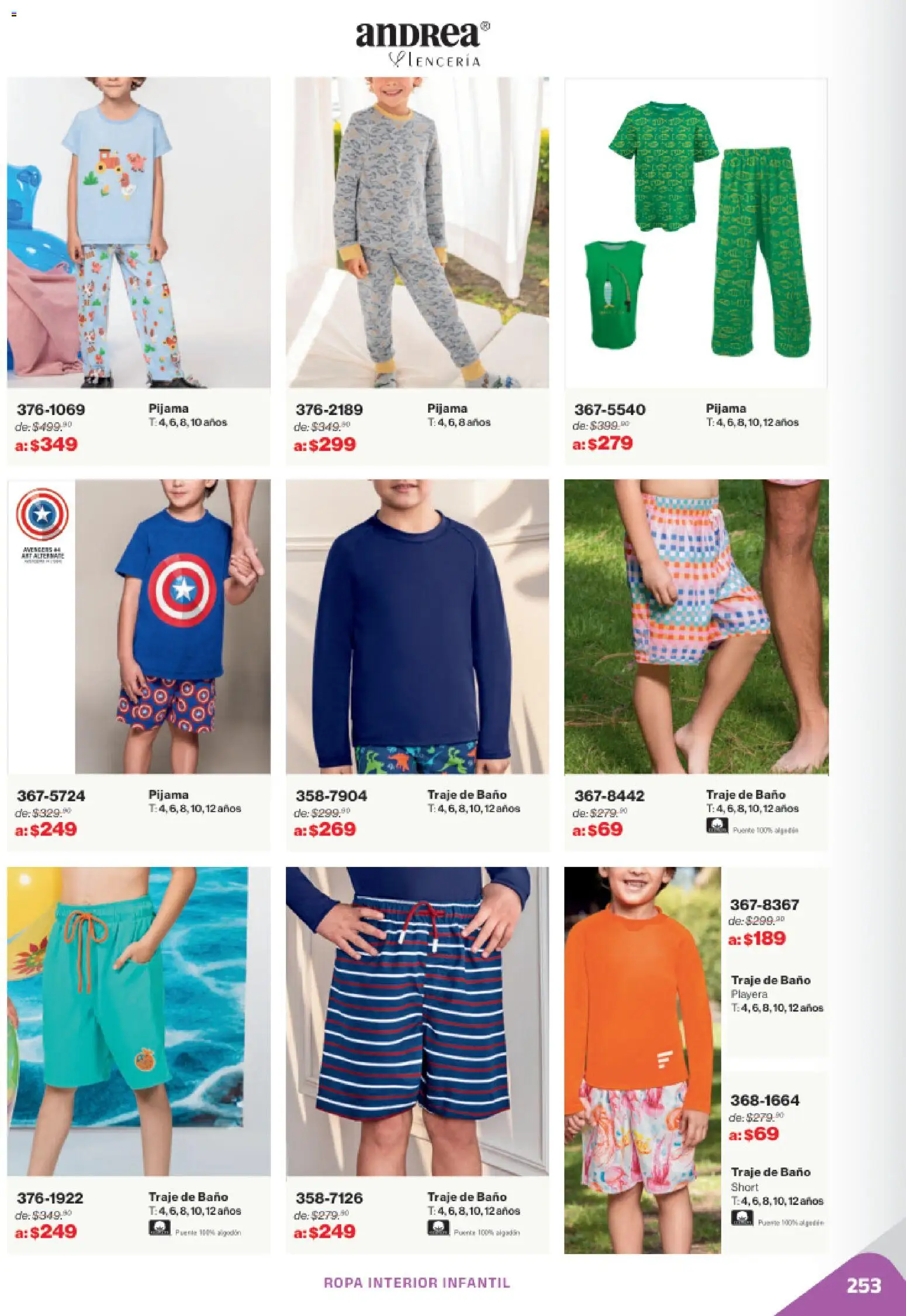 Nuevas ofertas de Andrea válidas en toda la República Mexicana desde el 02.11.2025. ¡Encuentra las mejores ofertas en Andrea catálogo Outlet! | Página: 253 | Productos: Pijama, Ropa interior, Short, Baño
