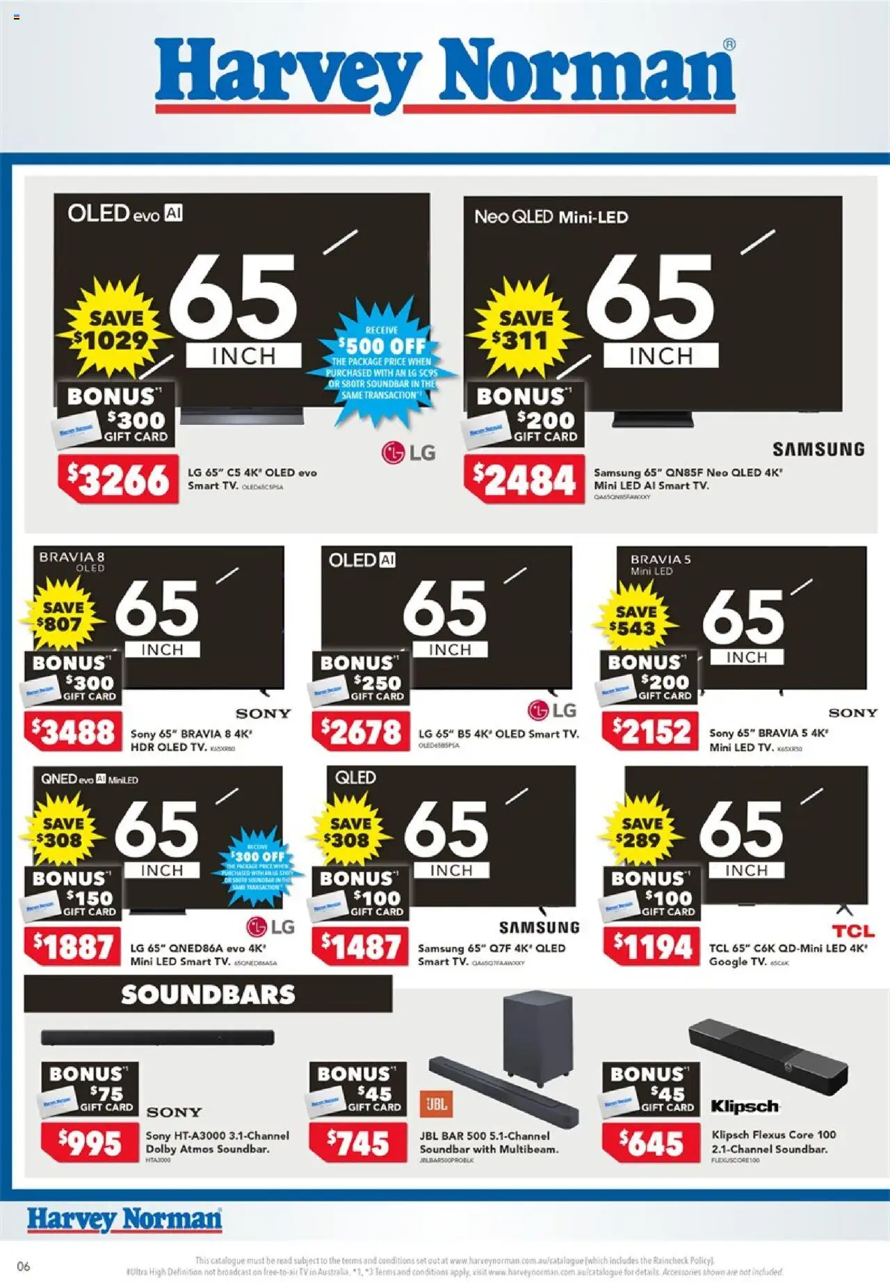 Harvey Norman catalogue - valid from 14.08.2025 | Page: 6 | Products: Accessories, Tv