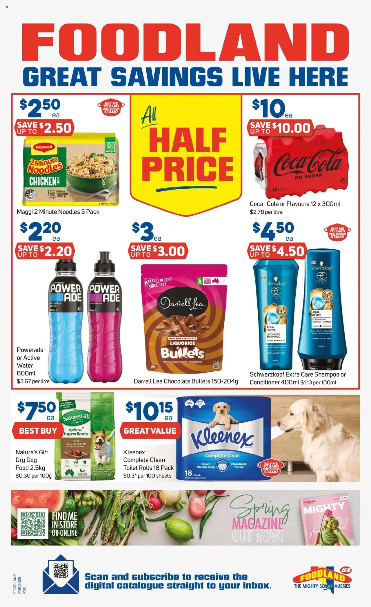 Foodland catalogue - valid from 24.09.2025 | Page: 38 | Products: Milk, Chicken, Noodles, Digital