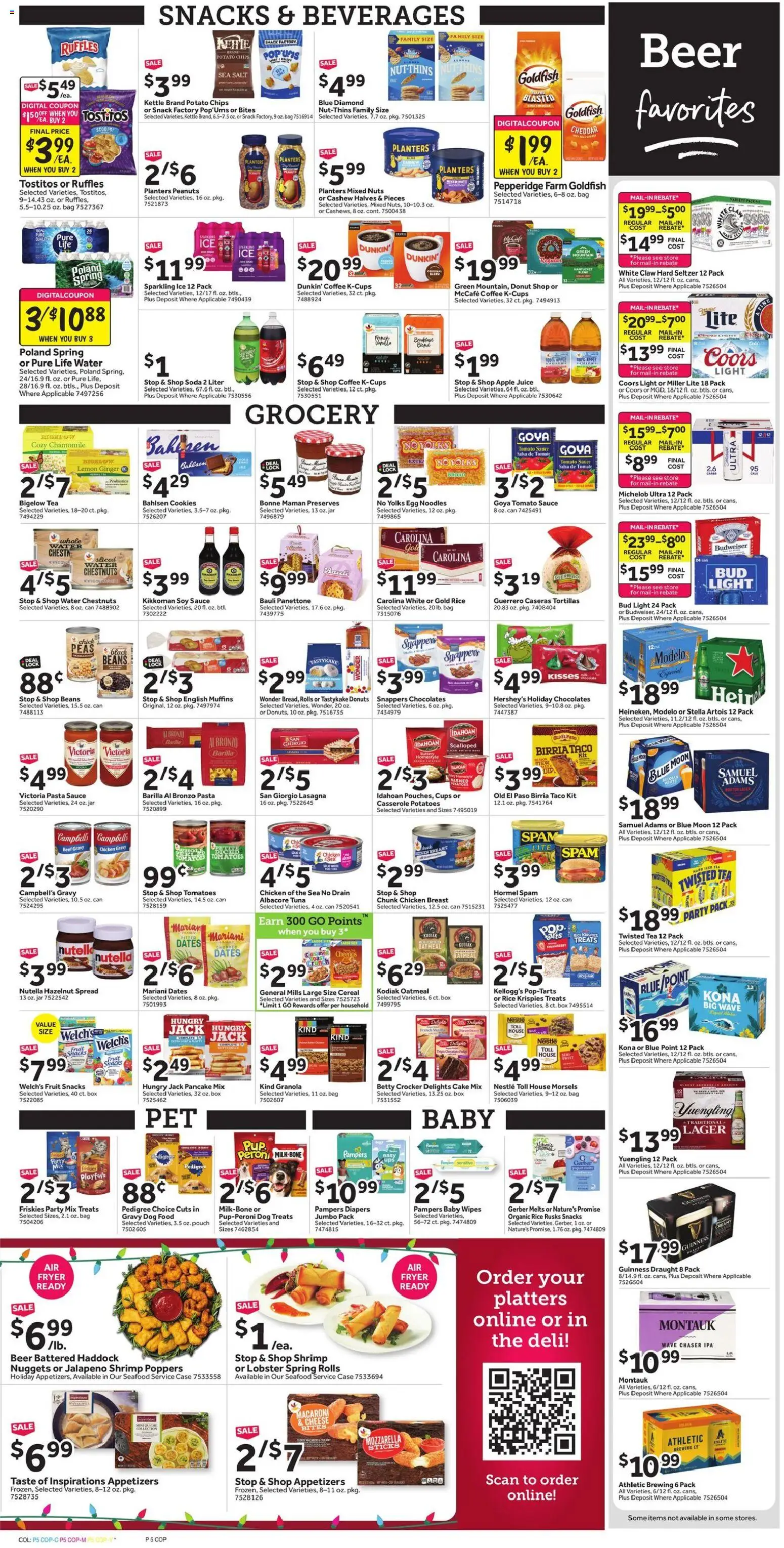 Stop & Shop Weekly Circular - NY - valid from 19.12.2025 | Page: 8 | Products: Ginger, Chocolate, Case, Bag