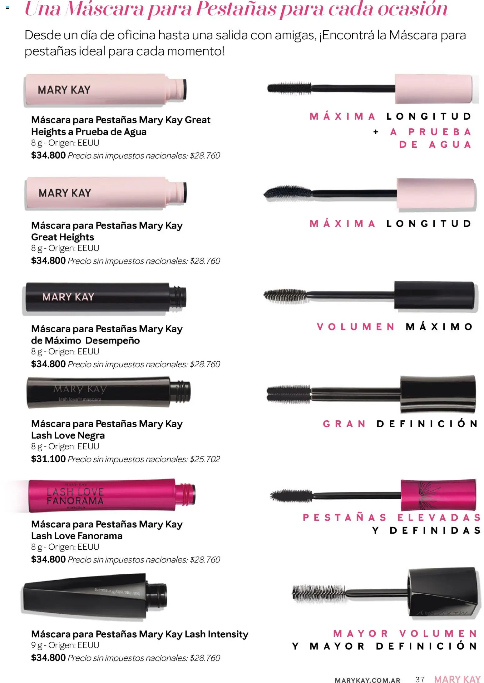 Mary Kay catálogo │ válido desde el 02.01.2026 | Página: 37 | Productos: Máscara, Agua