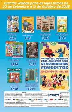 Tauste - Ofertas Especial Dia das Crianças - Pré-Visualização do folheto da loja Tauste, válido de 30.09.2025 | Página: 8 | Produtos: Lápis, Livro