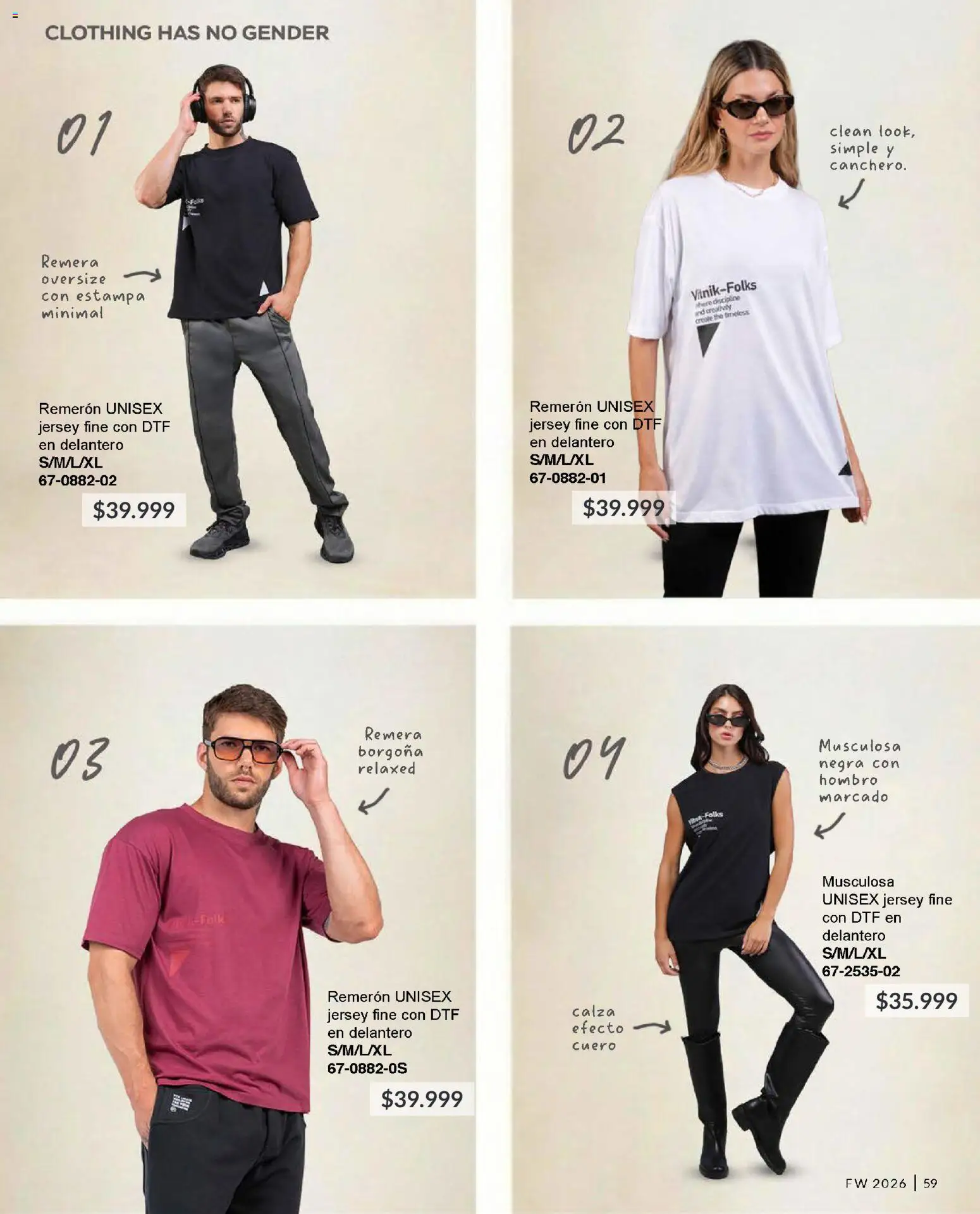 Vitnik - Catálogo │ válido desde el 24.02.2026 | Página: 59 | Productos: Remera, Musculosa