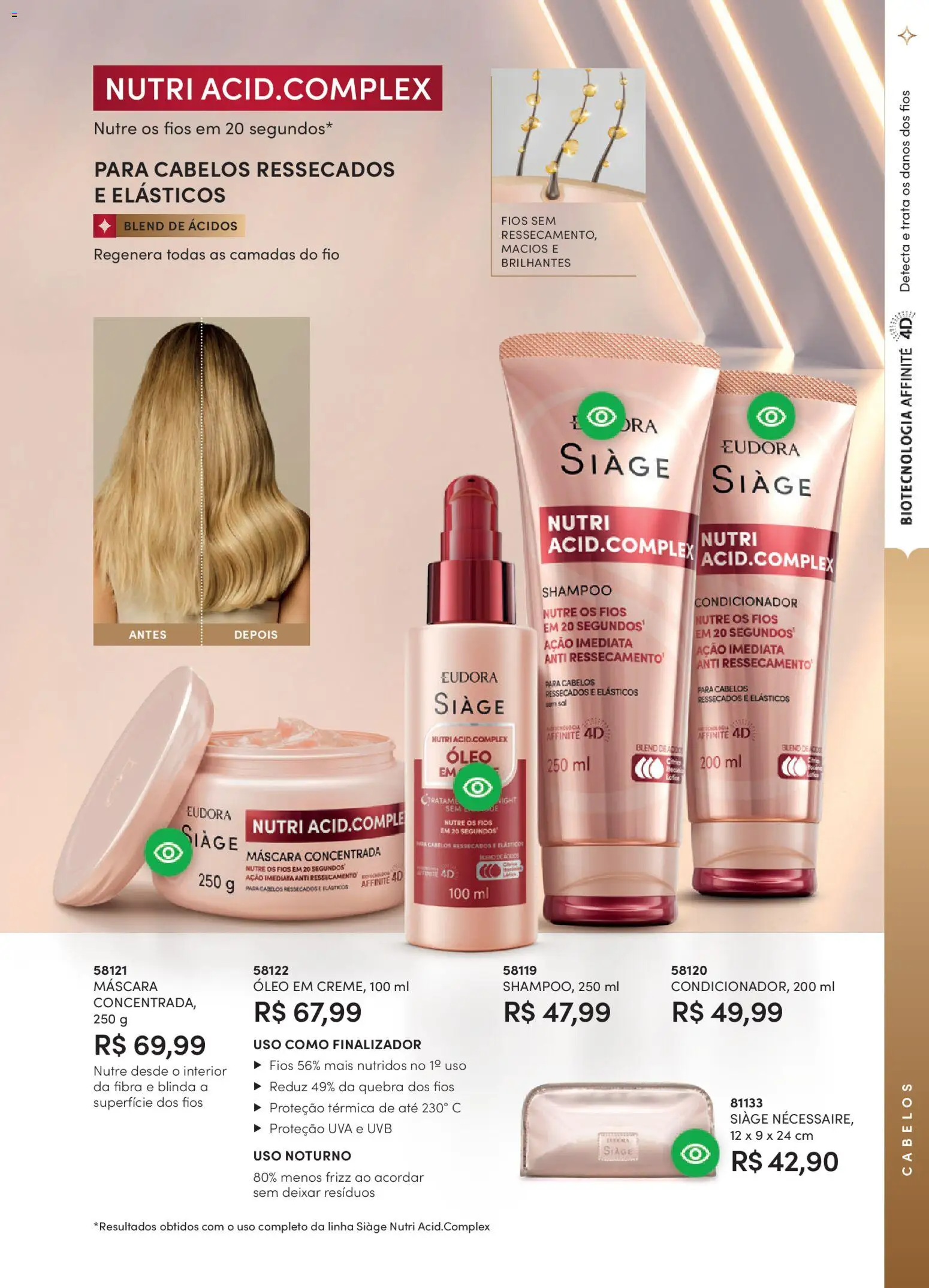 Eudora Folheto - válido de 17.12.2025 | Página: 50 | Produtos: Shampoo, Elásticos, Óleo, Sal